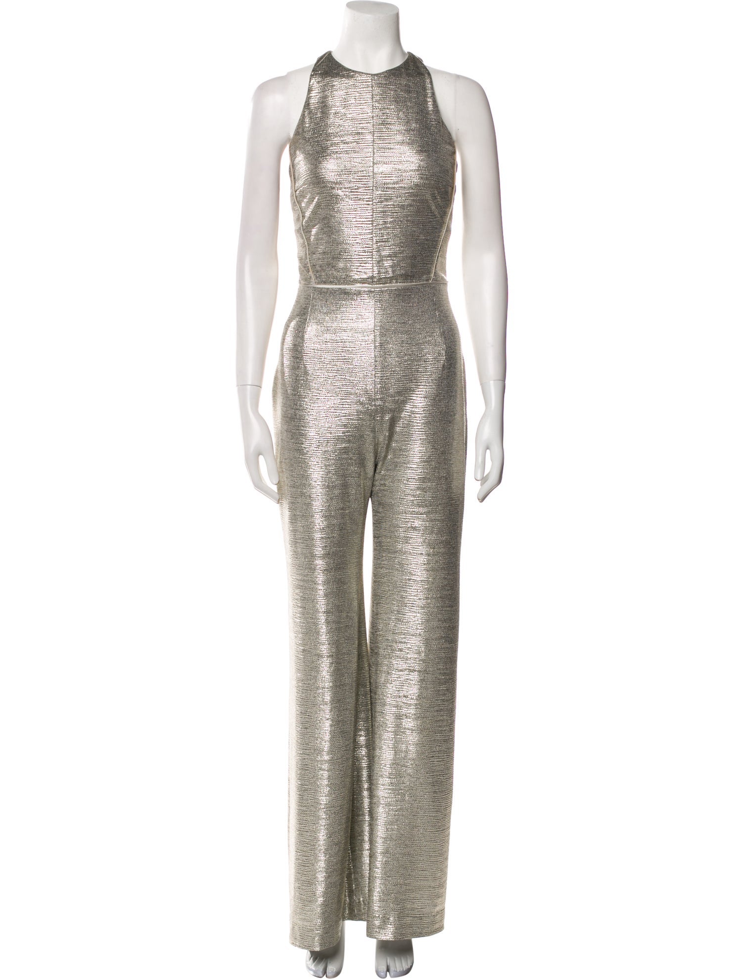 Galvan London V-Neck Jumpsuit