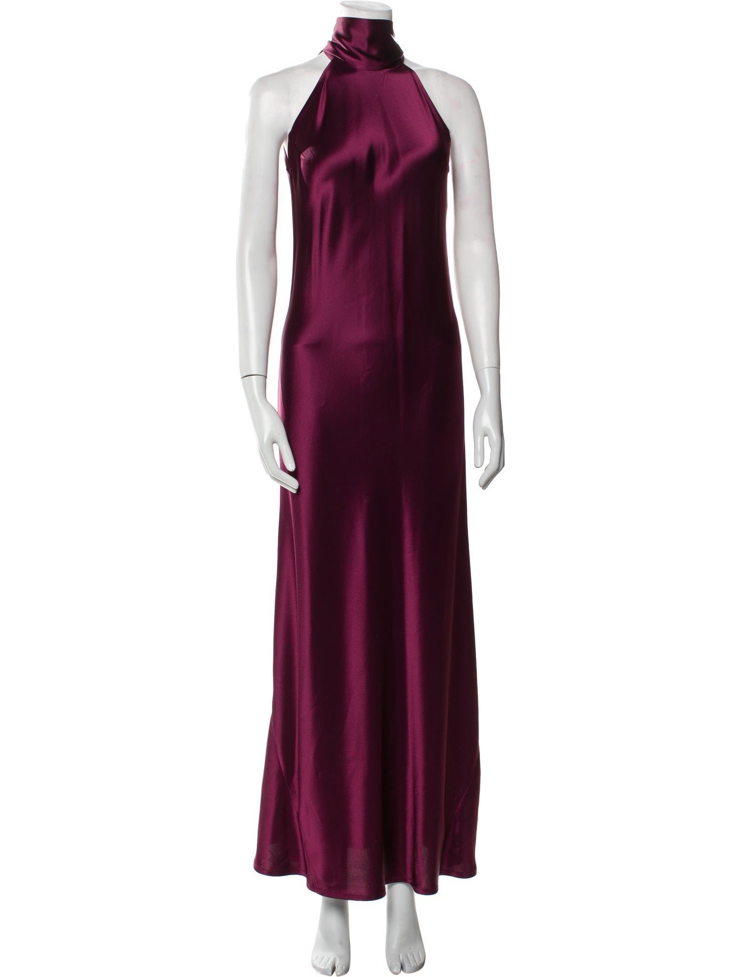 Galvan London Halterneck Long Dress