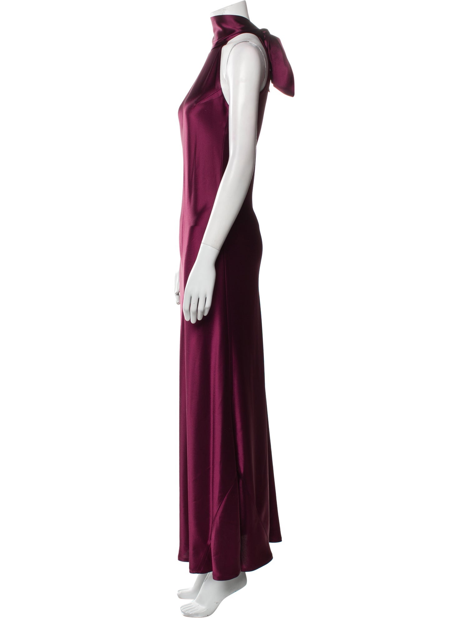Galvan London Halterneck Long Dress