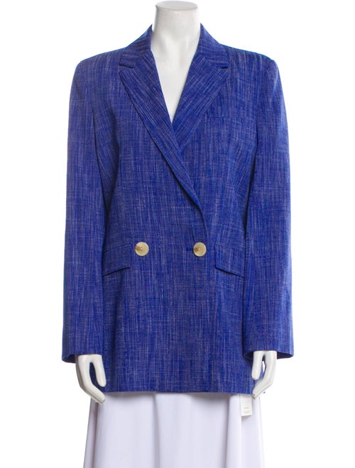 Galvan London Plaid Print Blazer