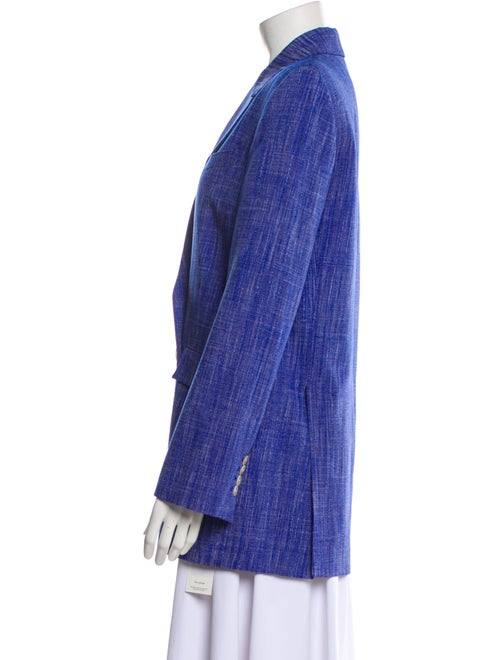 Galvan London Plaid Print Blazer