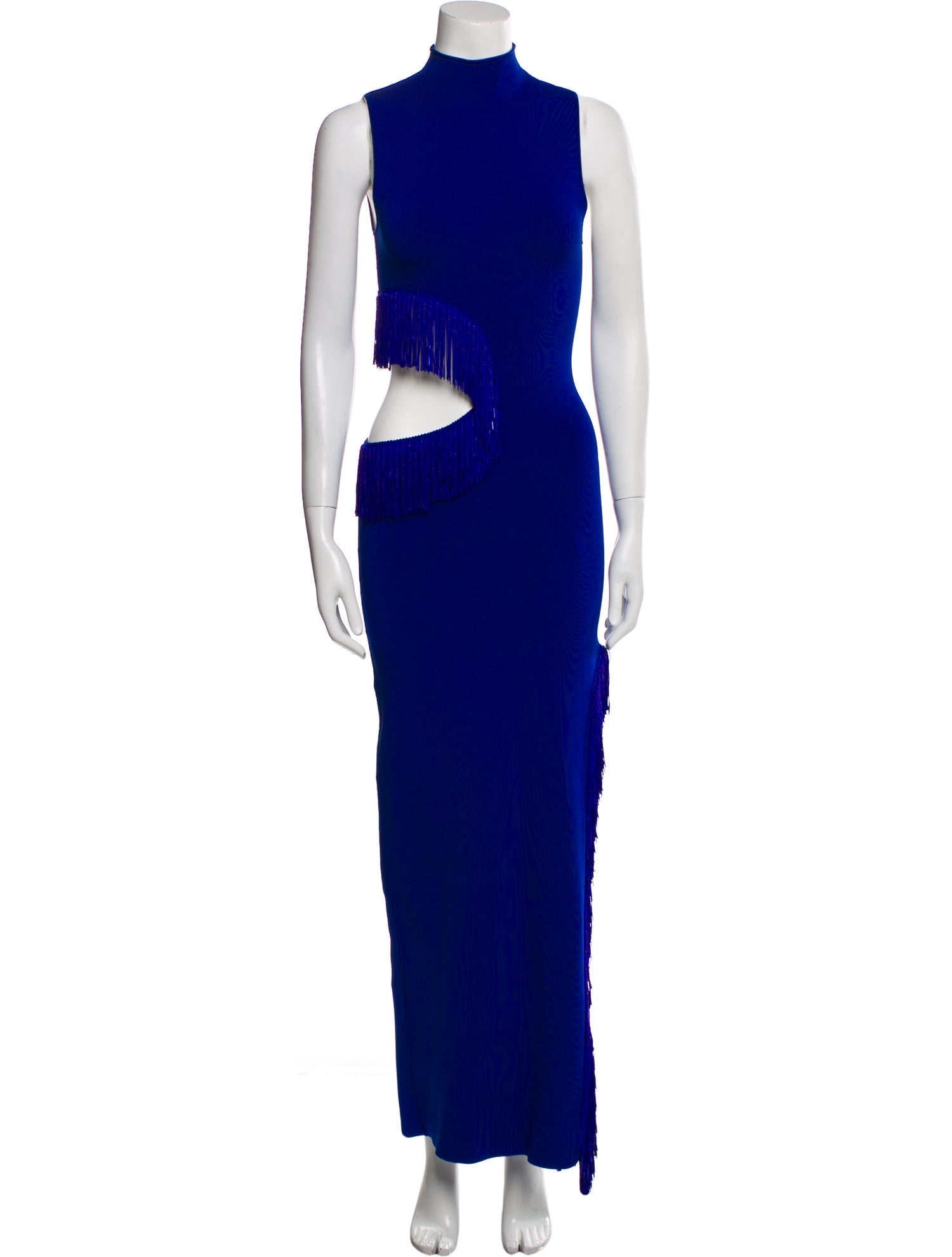 Galvan London Mock Neck Long Dress