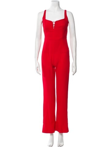 Galvan London Jumpsuits and Rompers Square Neckline Jumpsuit Us4, Fr36 | S
