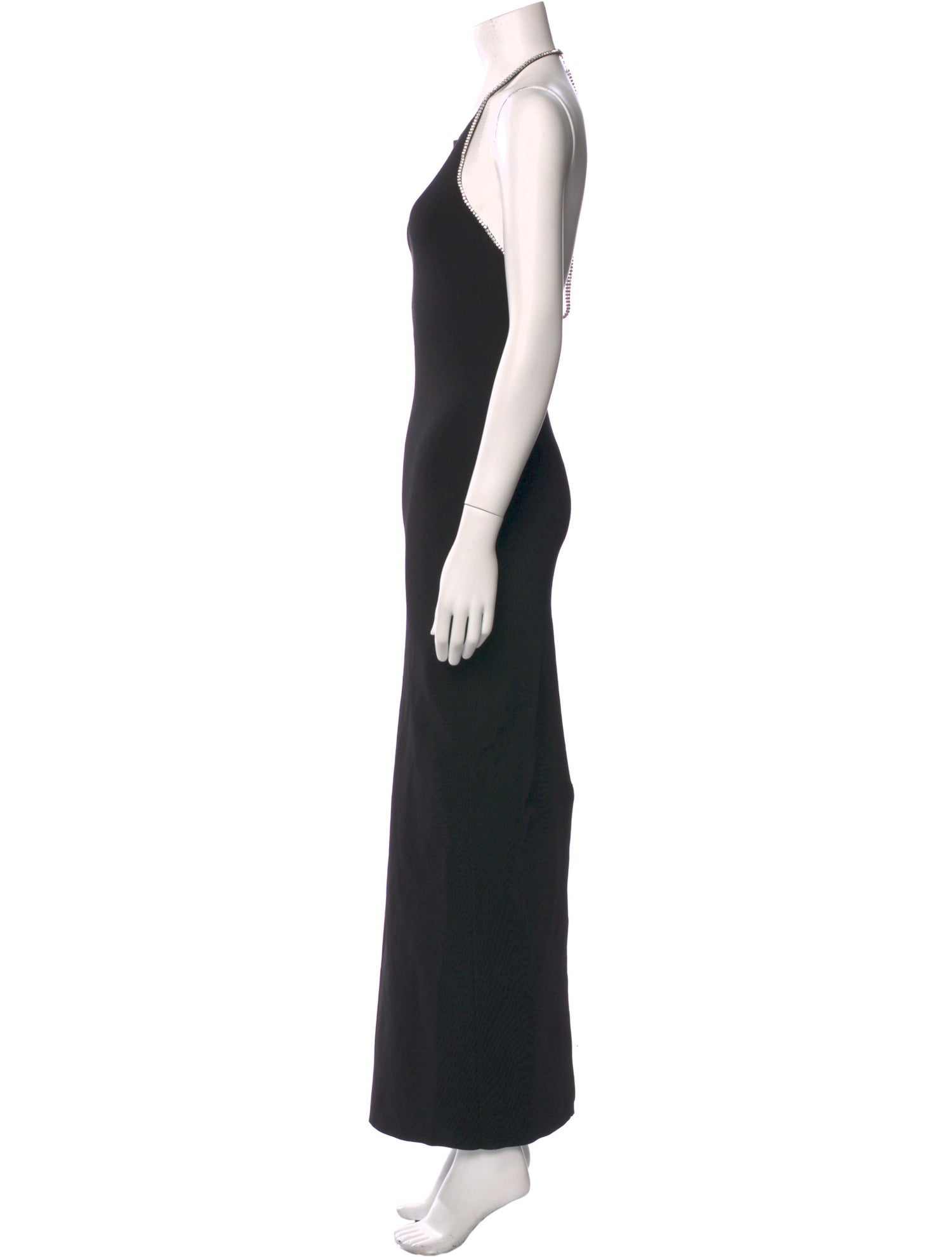 Galvan London Halterneck Long Dress