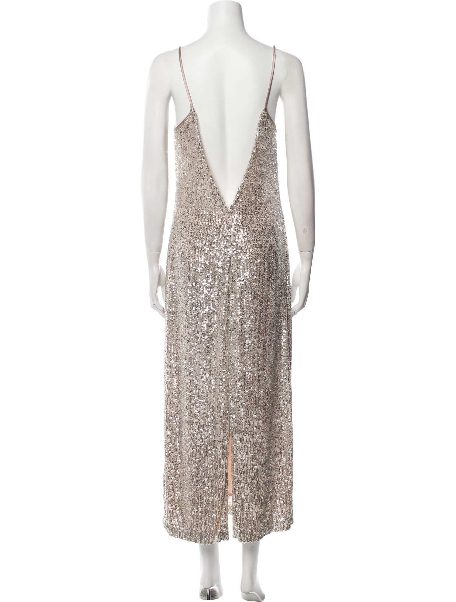 Galvan London Square Neckline Long Dress