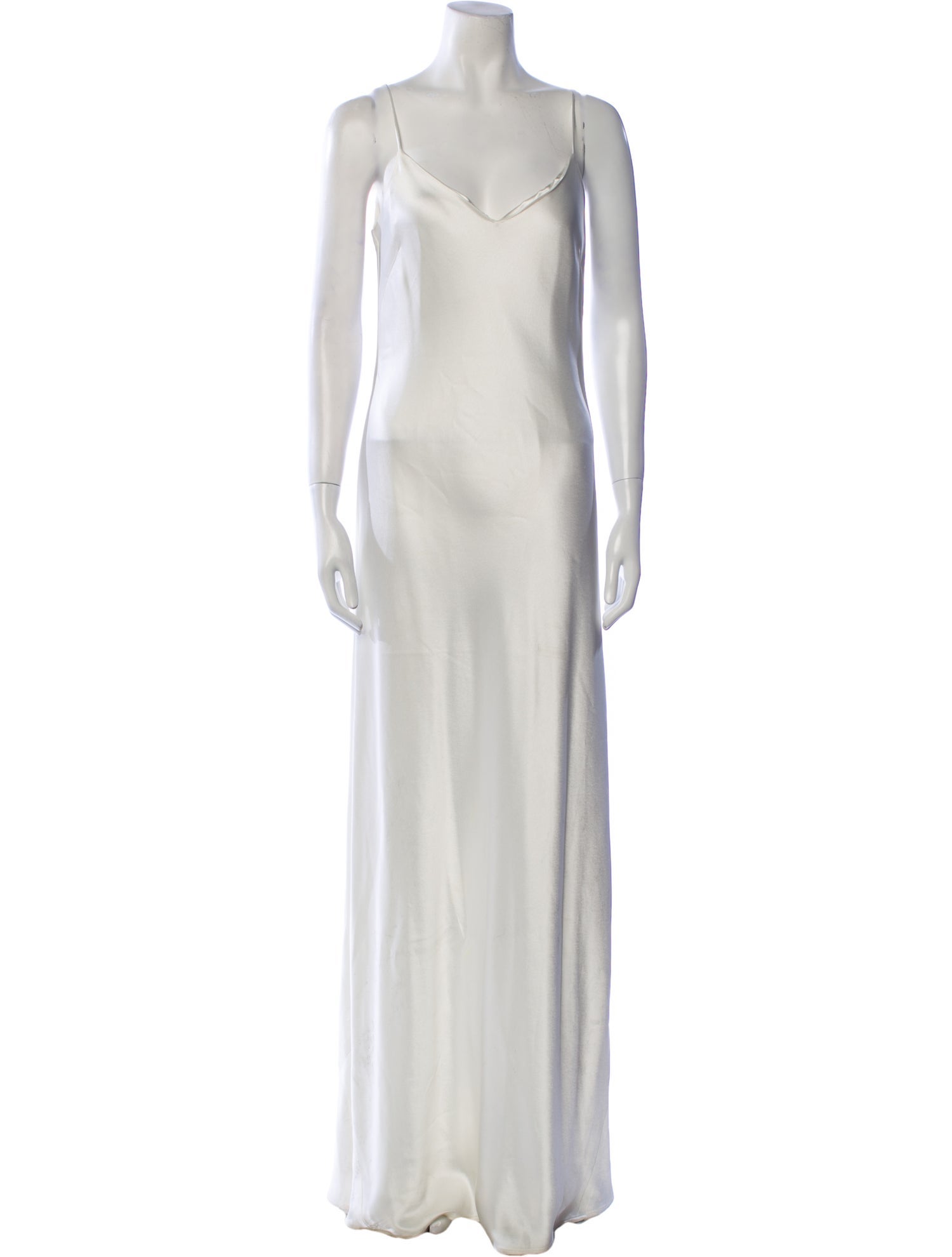 Galvan London V-Neck Long Dress