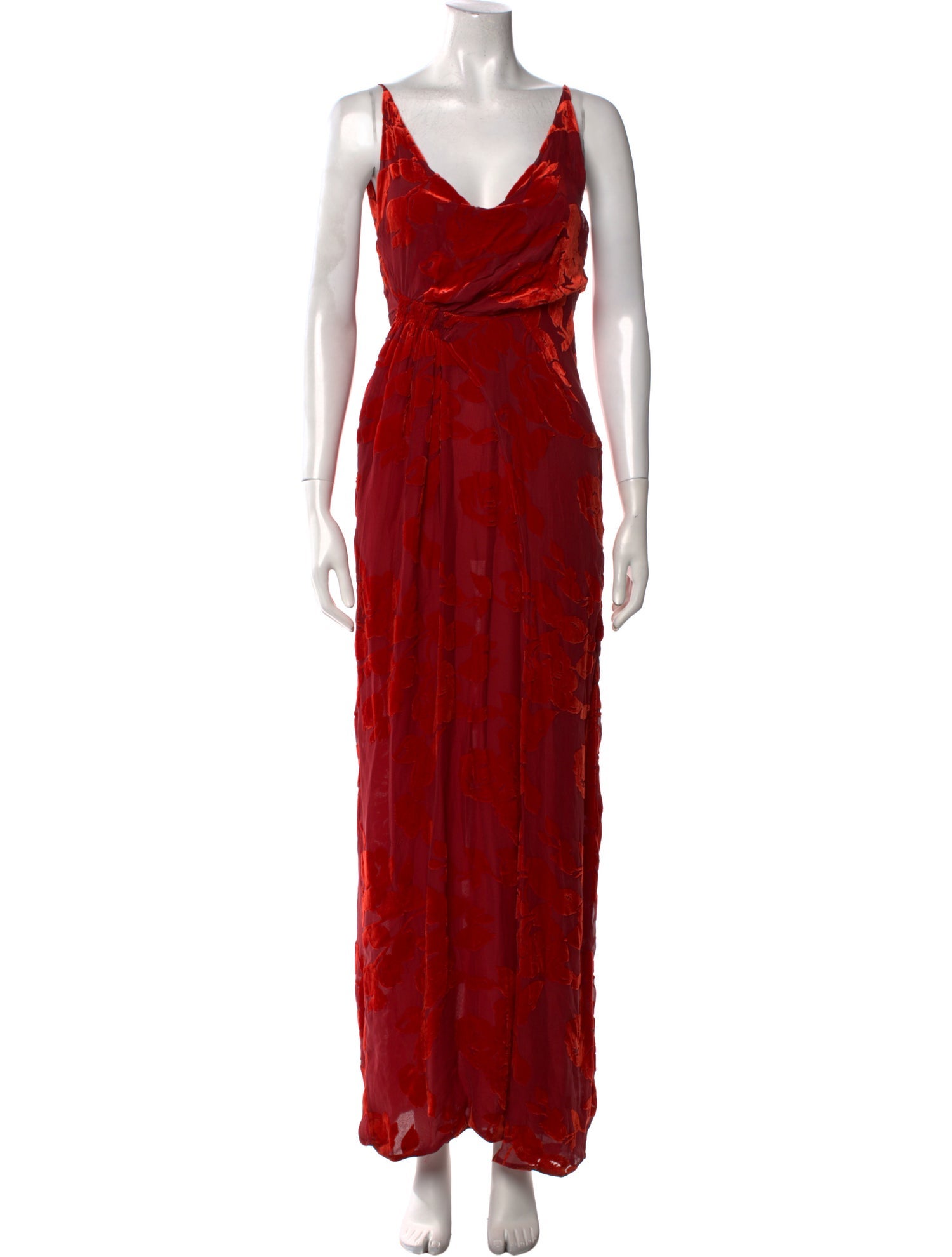 Galvan London Cowl Neck Long Dress