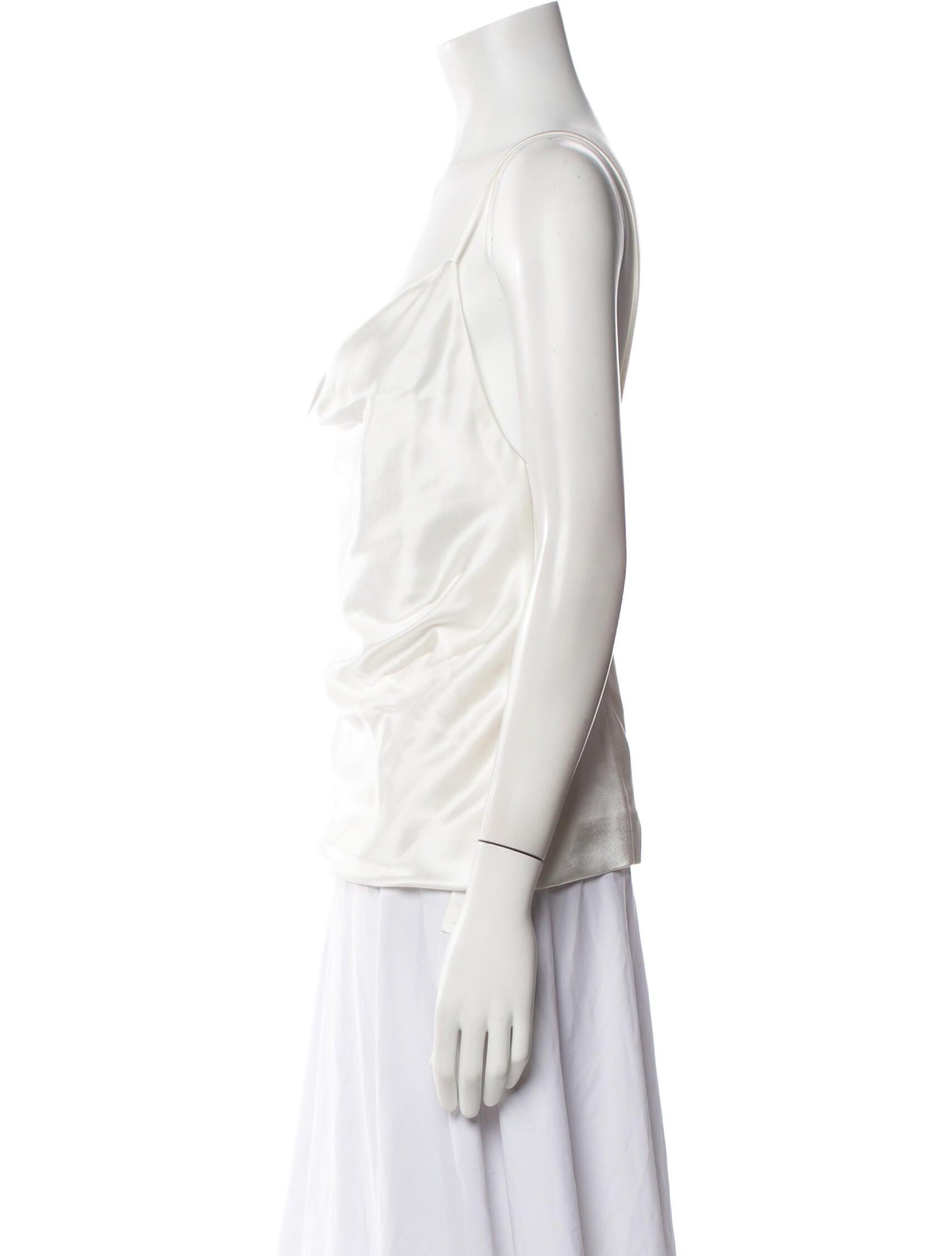 Galvan London Cowl Neck Sleeveless Top