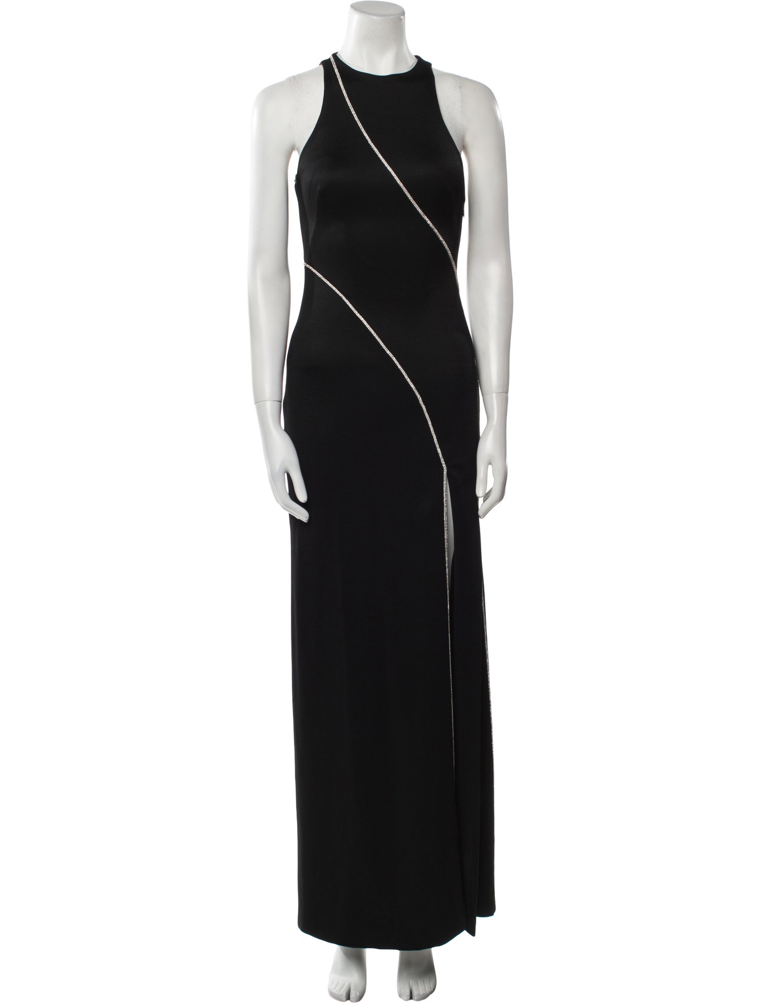 Galvan London Crew Neck Long Dress