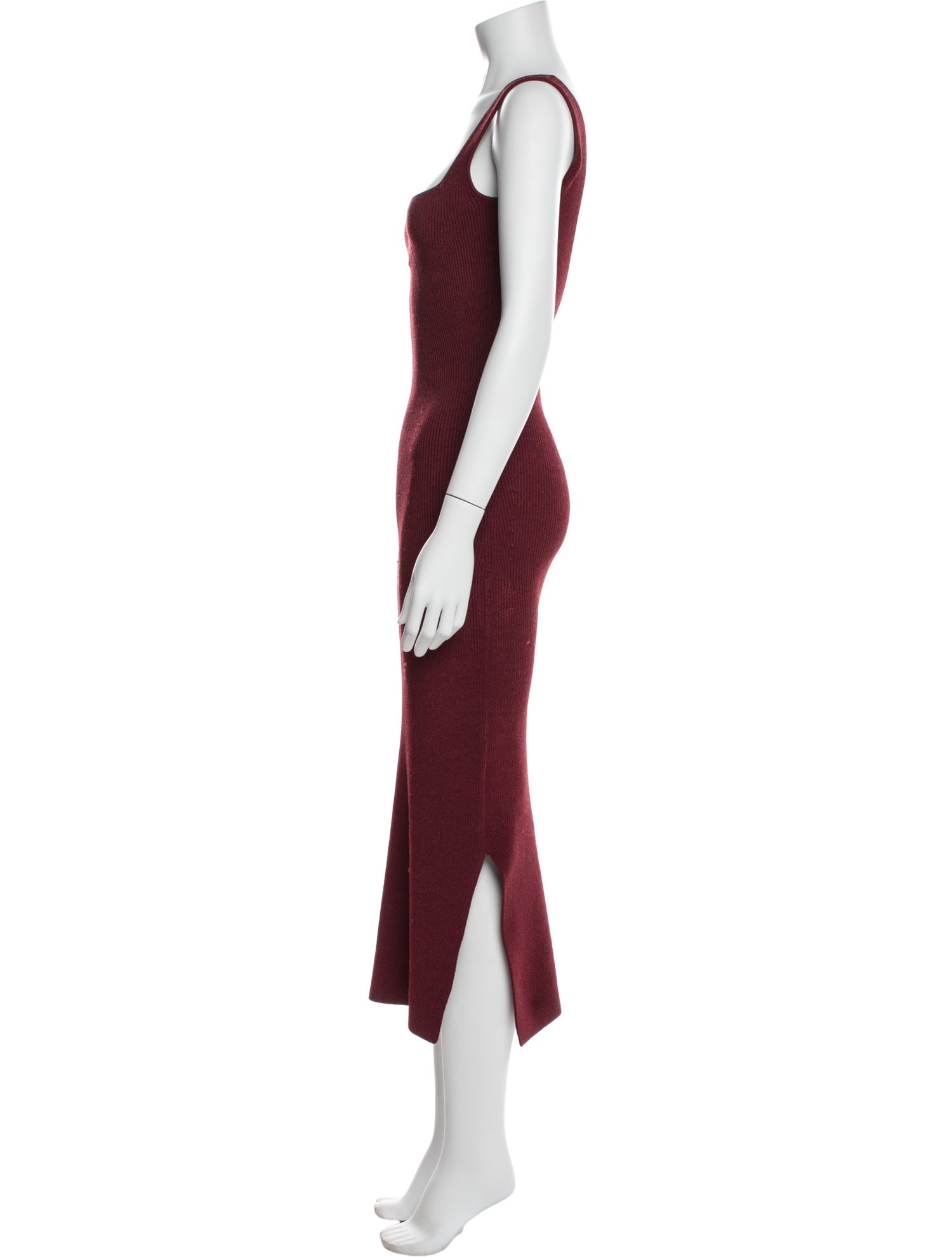 Galvan London Square Neckline Long Dress