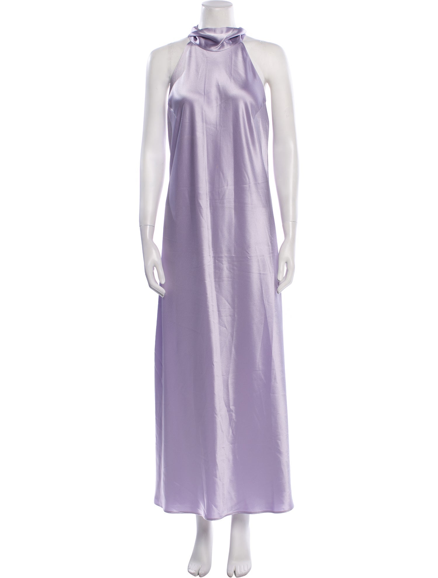 Galvan London Mock Neck Long Dress