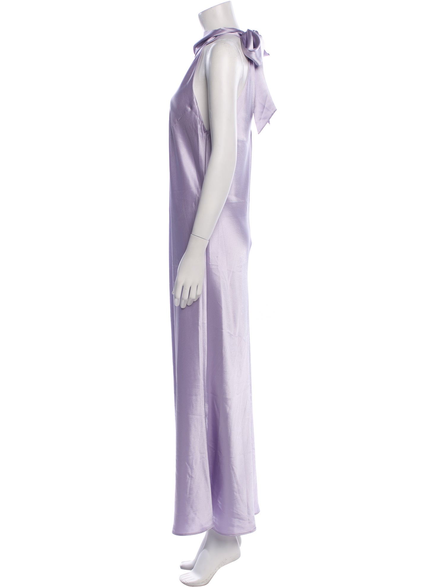 Galvan London Mock Neck Long Dress