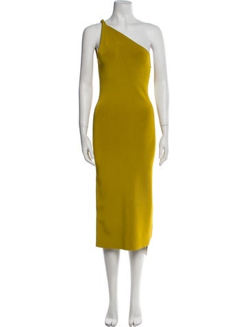 Galvan London Dresses One-Shoulder Midi Length Dress S