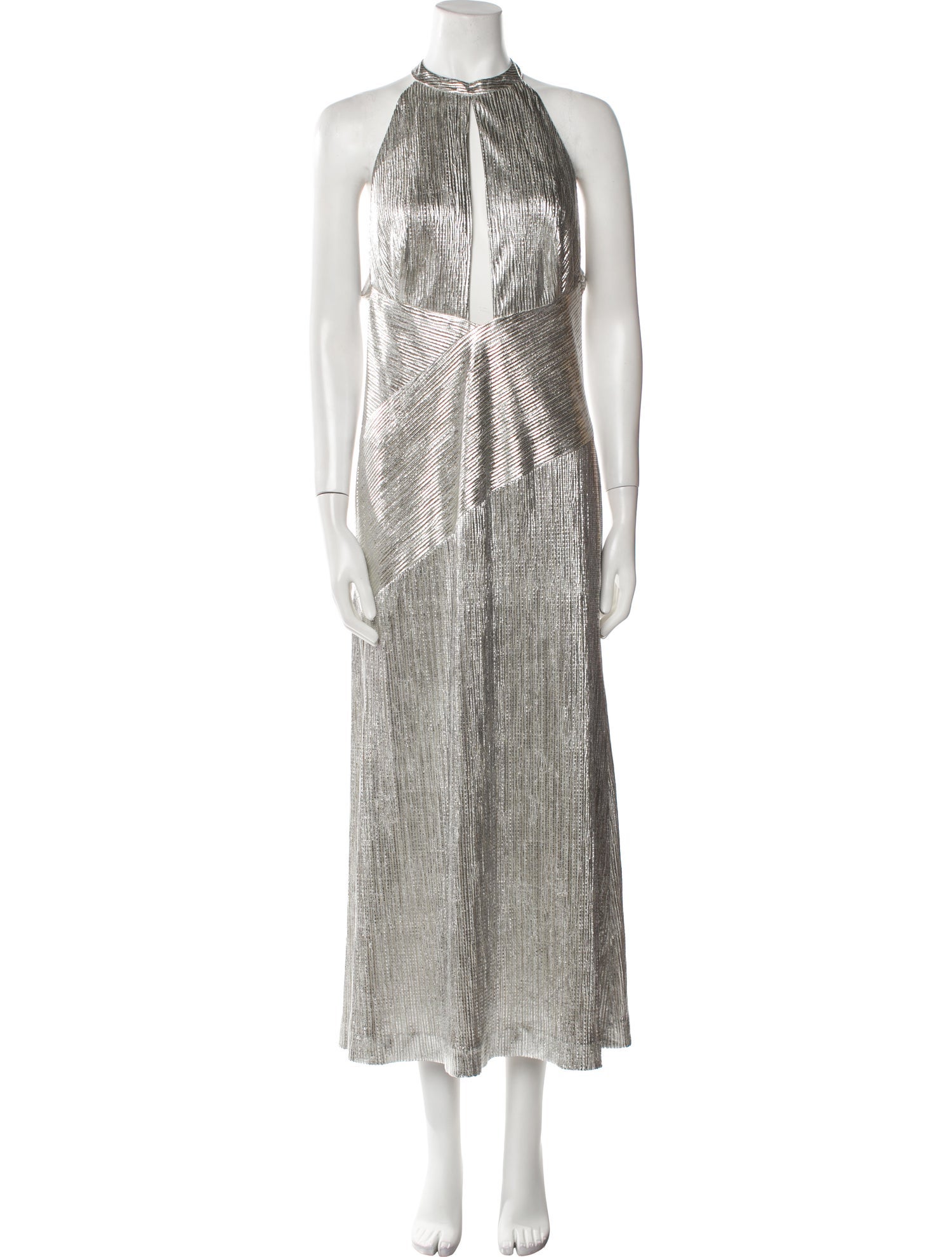 Galvan London Printed Long Dress