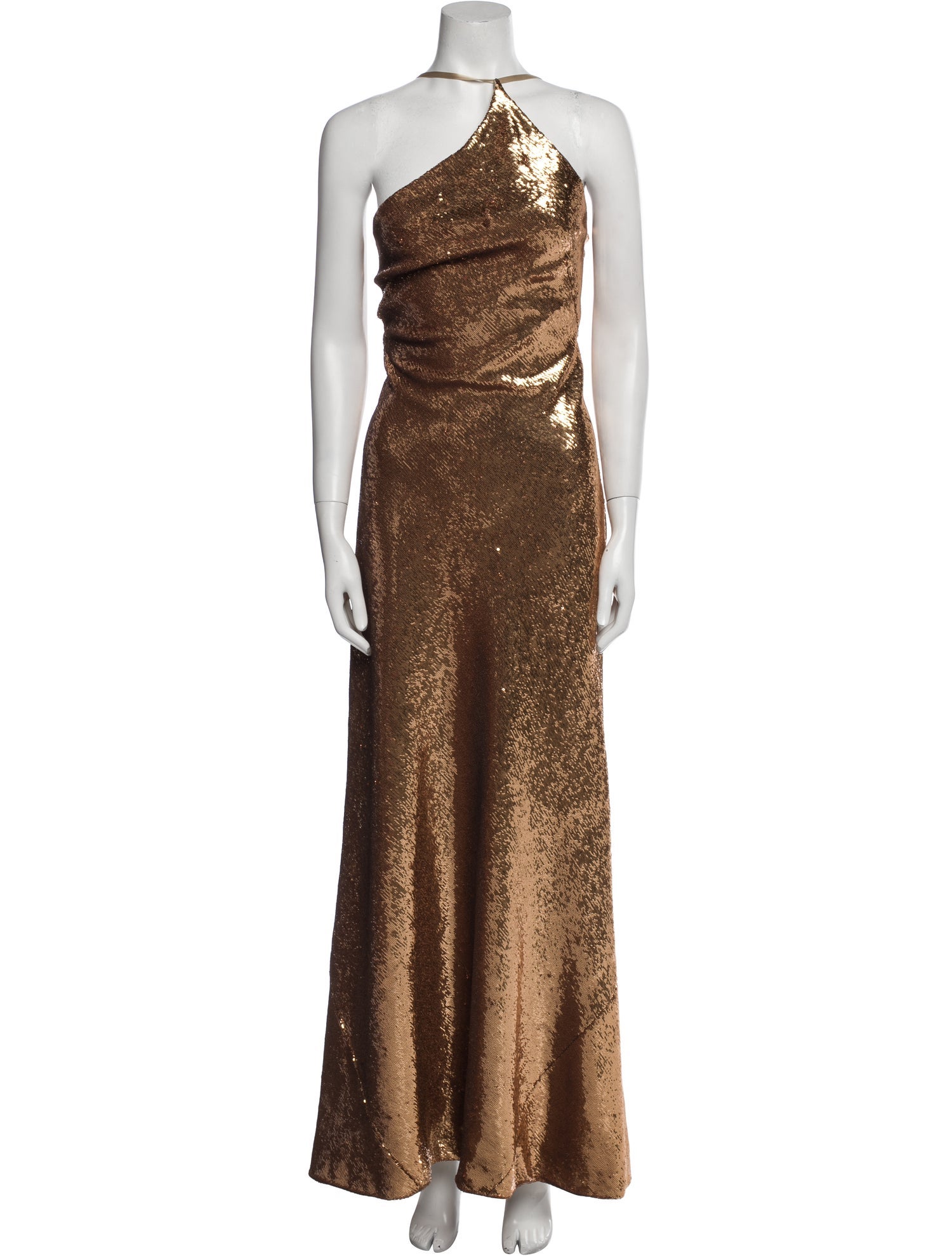 Galvan London Halterneck Long Dress