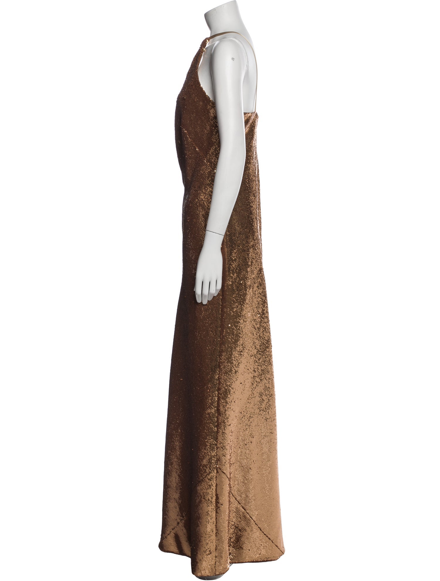 Galvan London Halterneck Long Dress