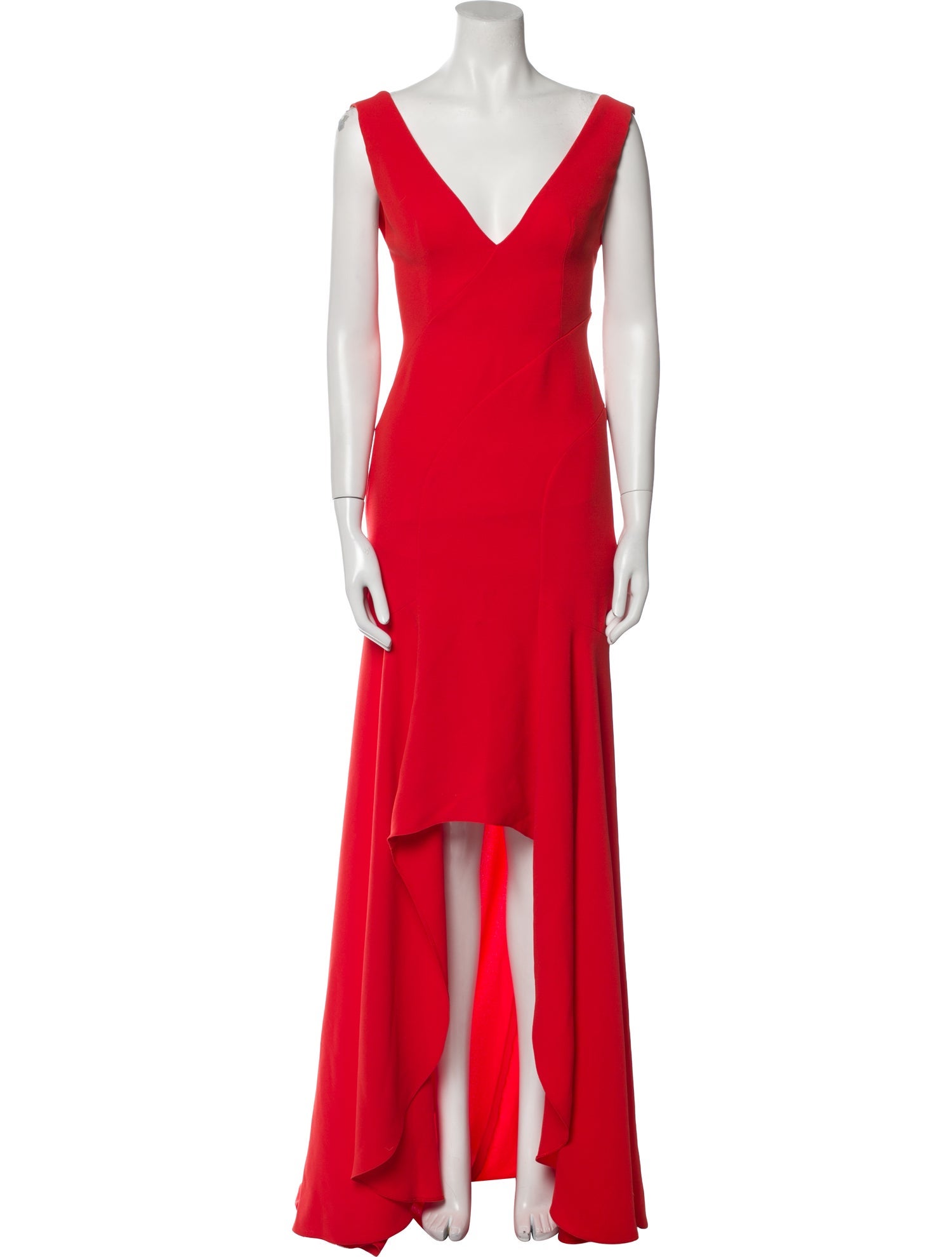 Galvan London V-Neck Long Dress