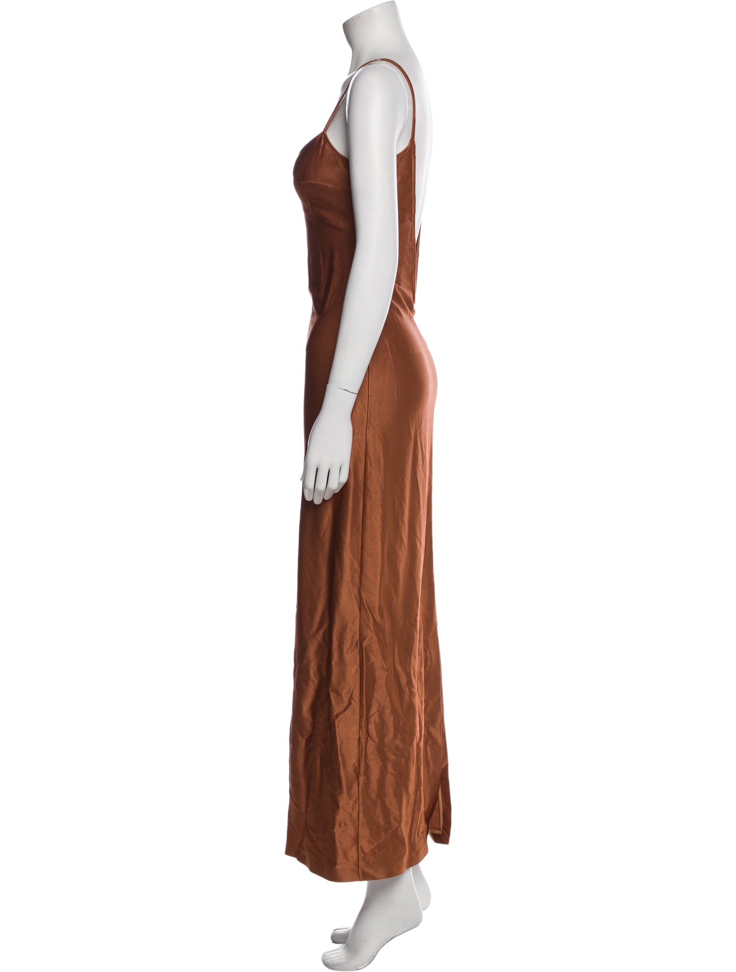 Galvan London V-Neck Long Dress