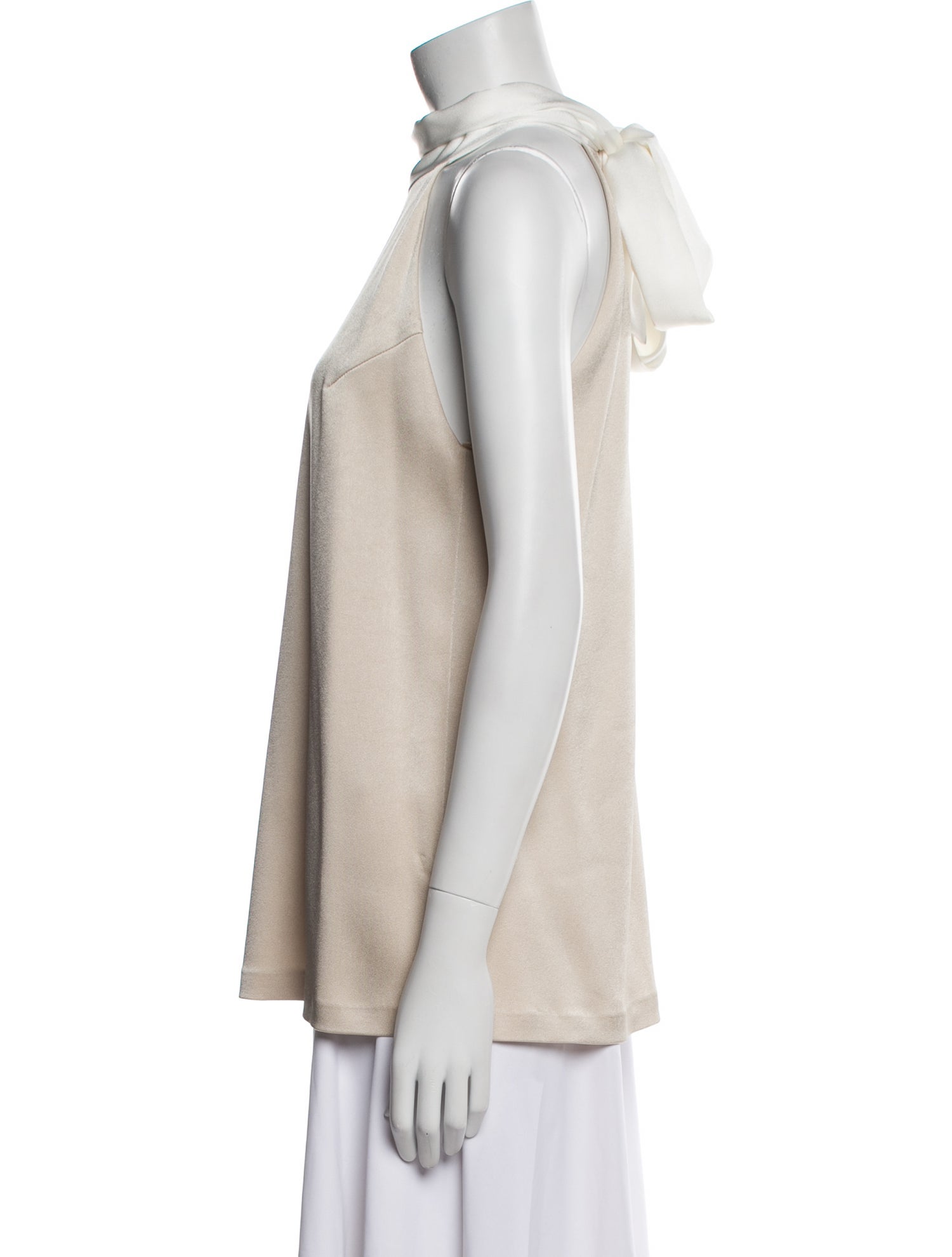 Galvan London Mock Neck Sleeveless Tunic