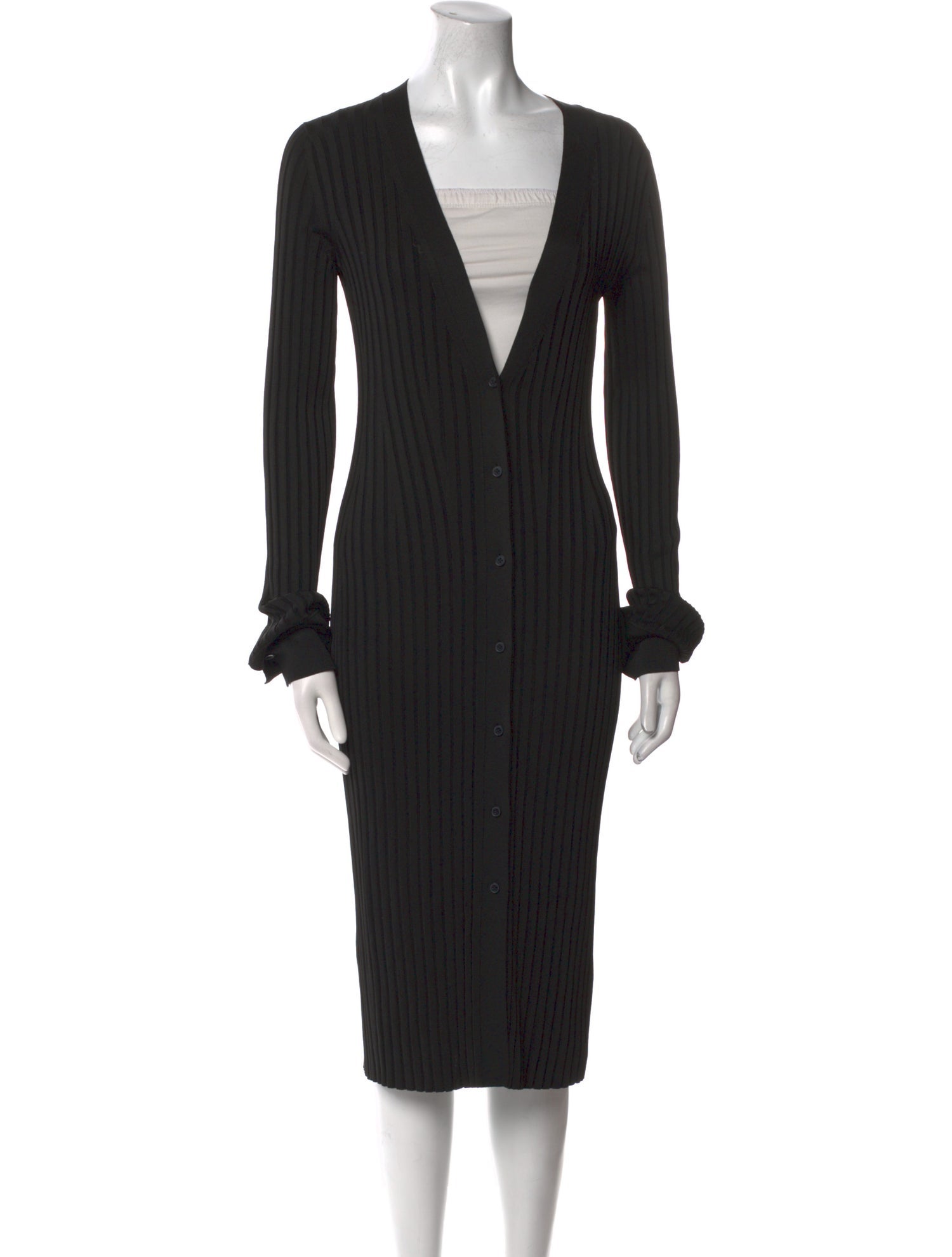 Galvan London Square Neckline Midi Length Dress w/ Tags