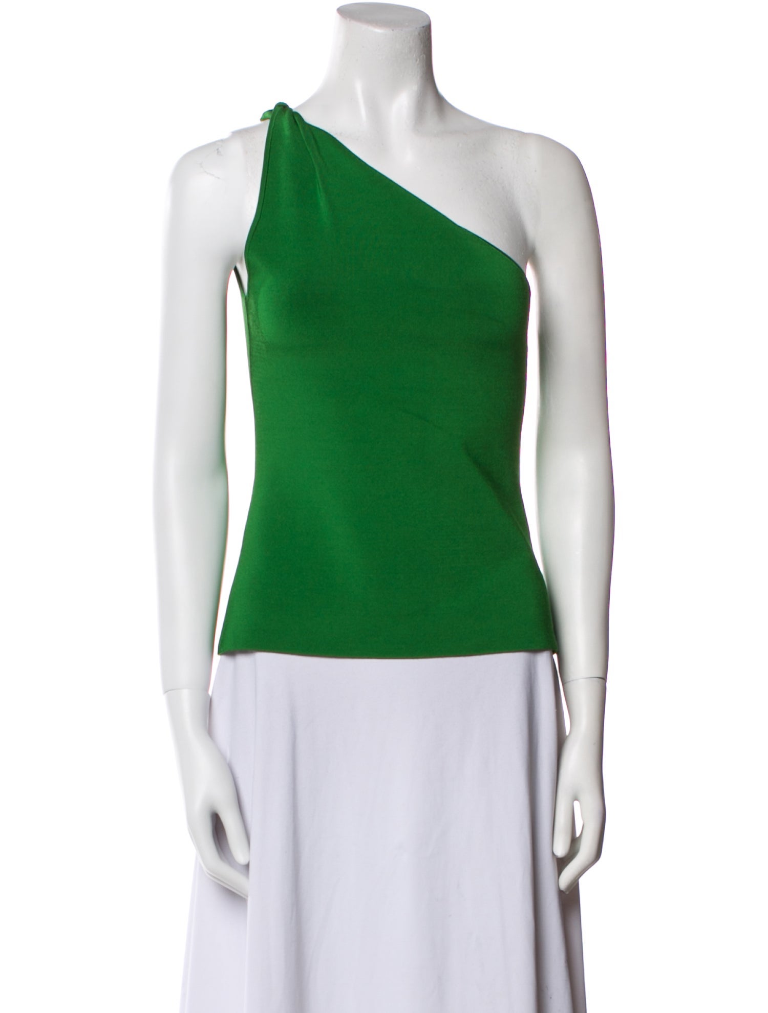 Galvan London One-Shoulder Sleeveless Top