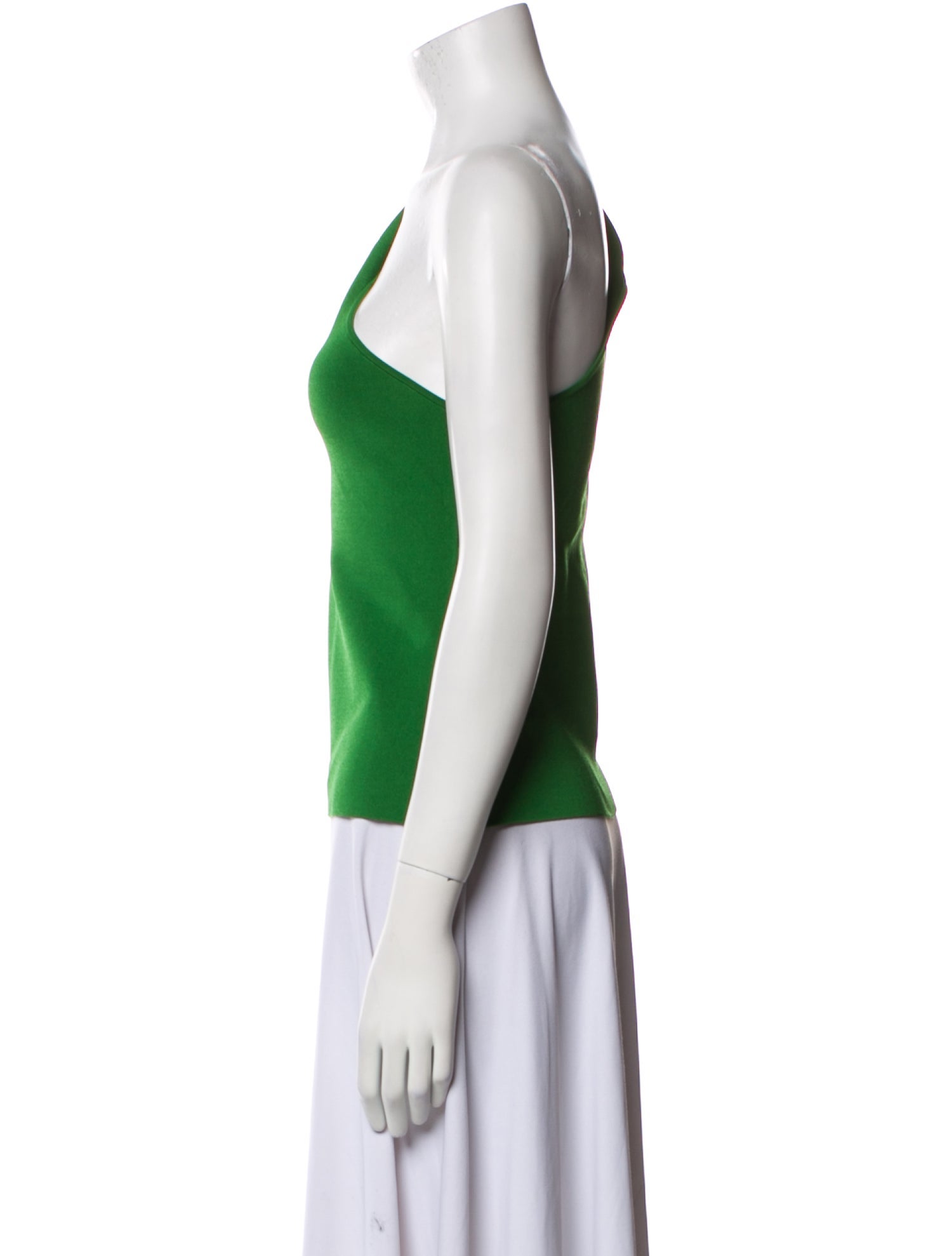 Galvan London One-Shoulder Sleeveless Top