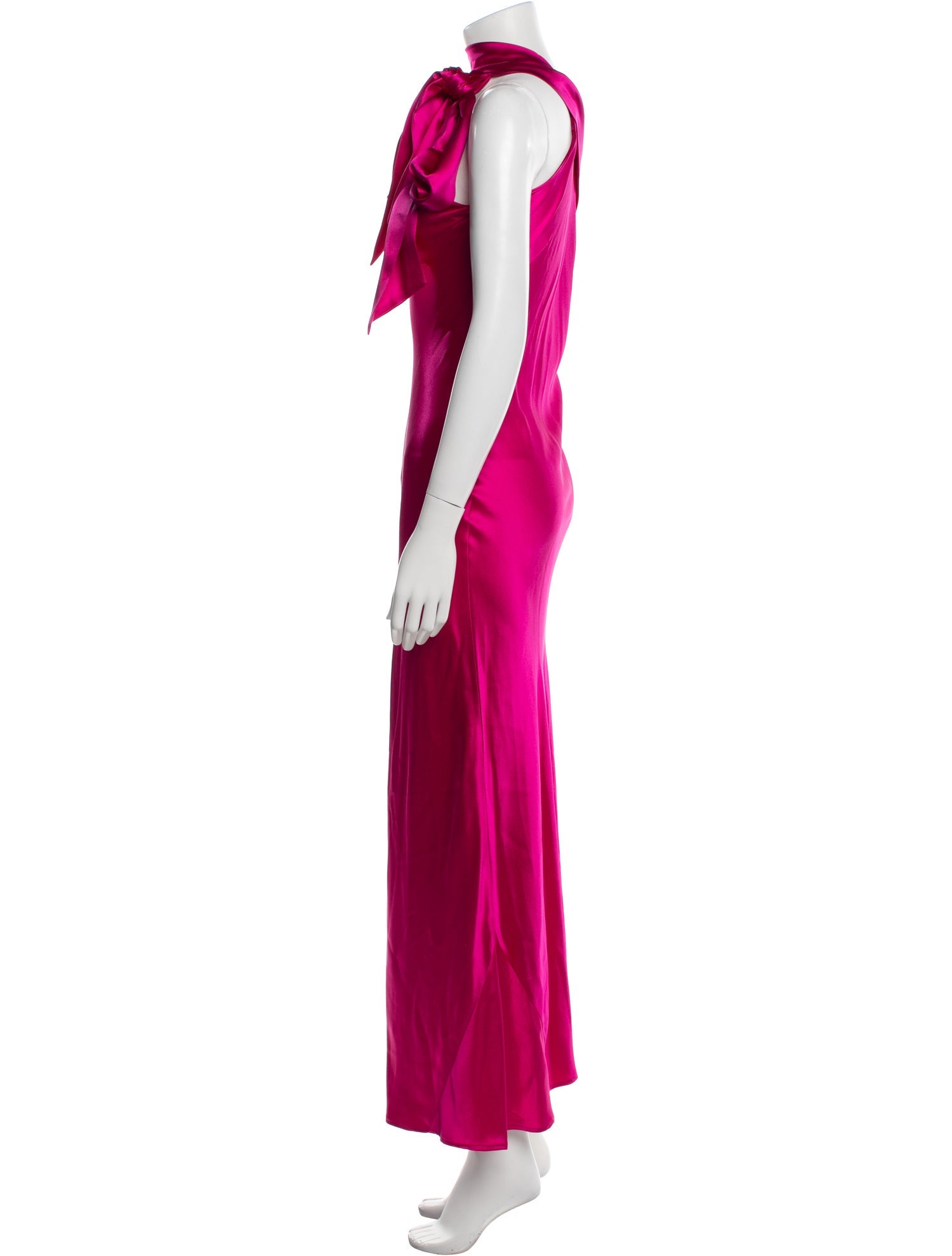 Galvan London Silk Long Dress