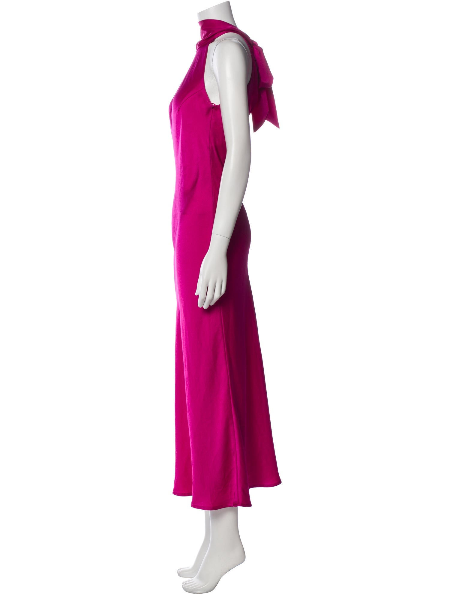 Galvan London Halterneck Long Dress