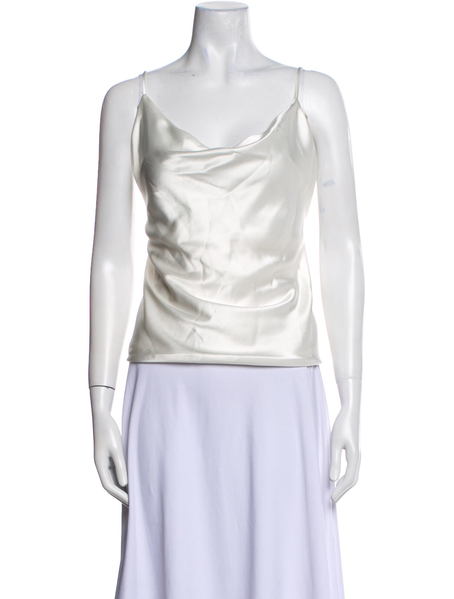 Galvan London Cowl Neck Sleeveless Top