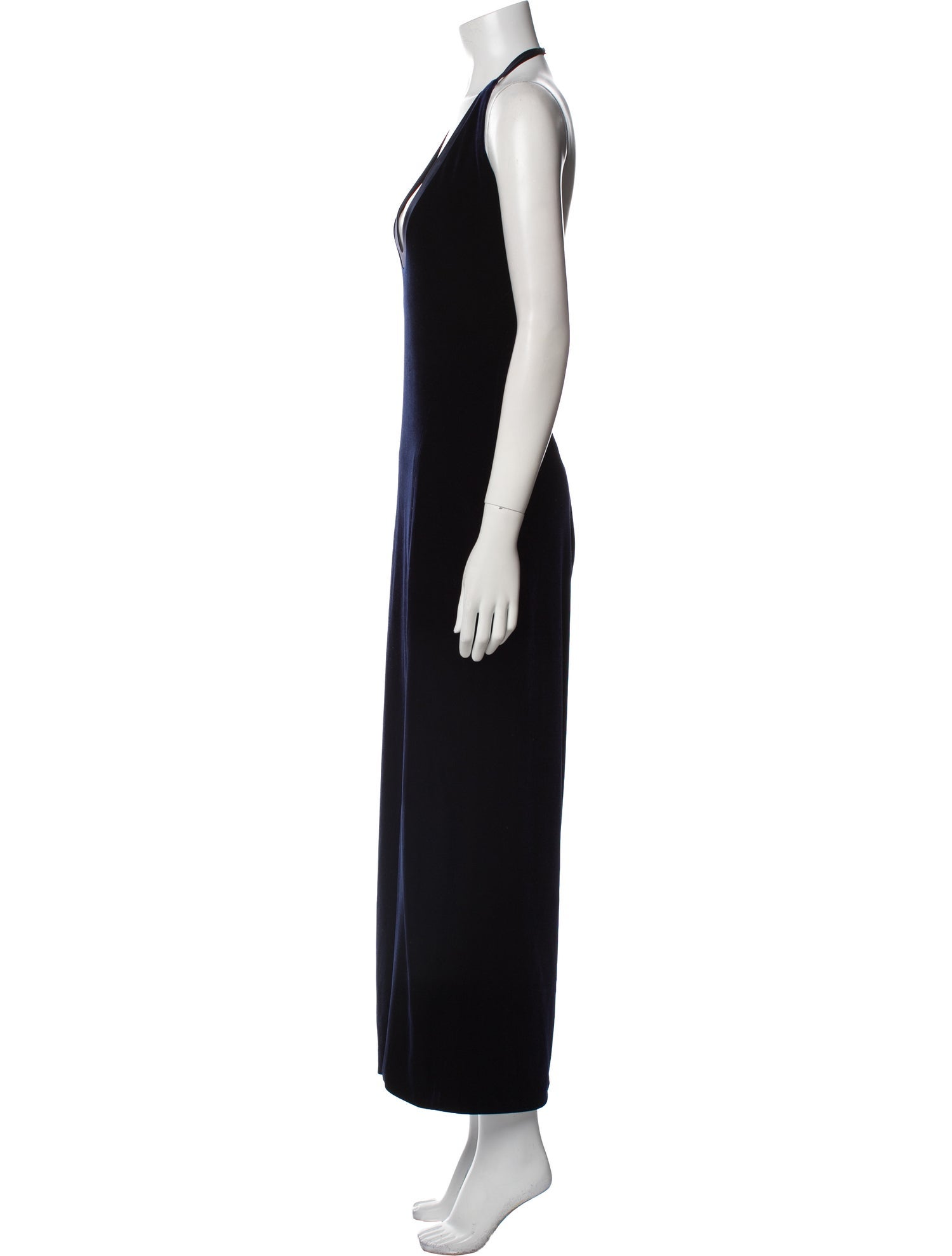 Galvan London Halterneck Long Dress