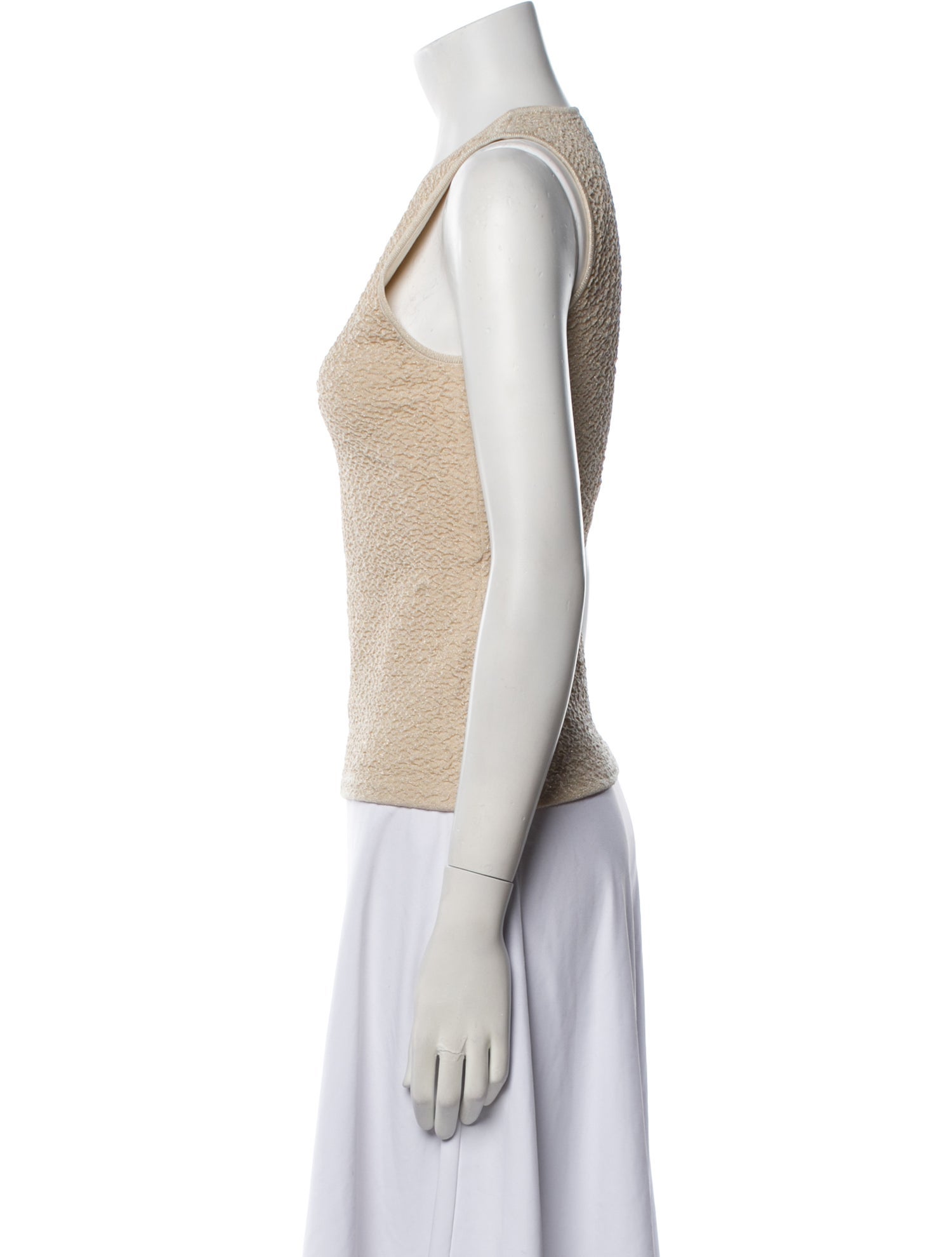 Galvan London Crew Neck Sleeveless Top