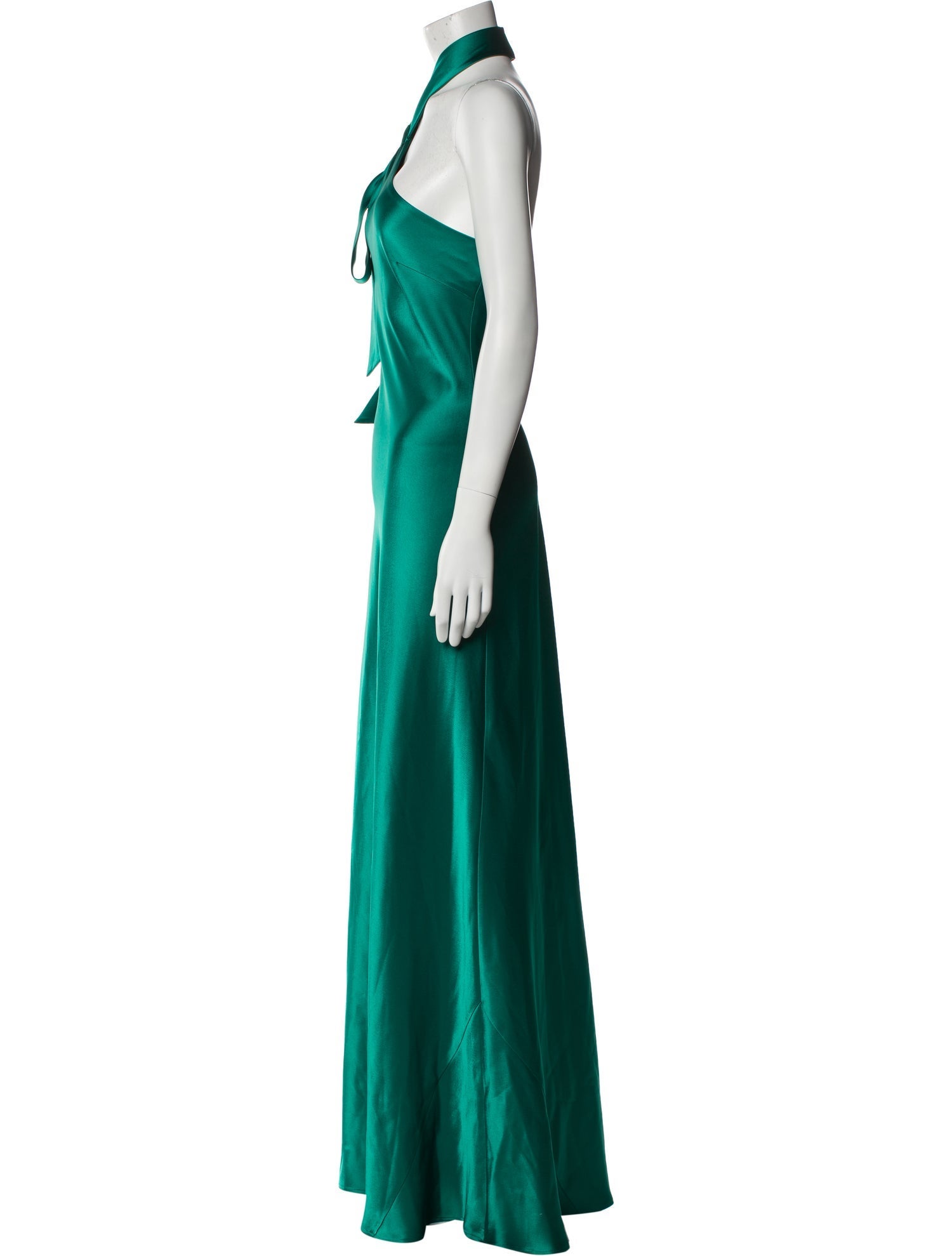 Galvan London Halterneck Long Dress