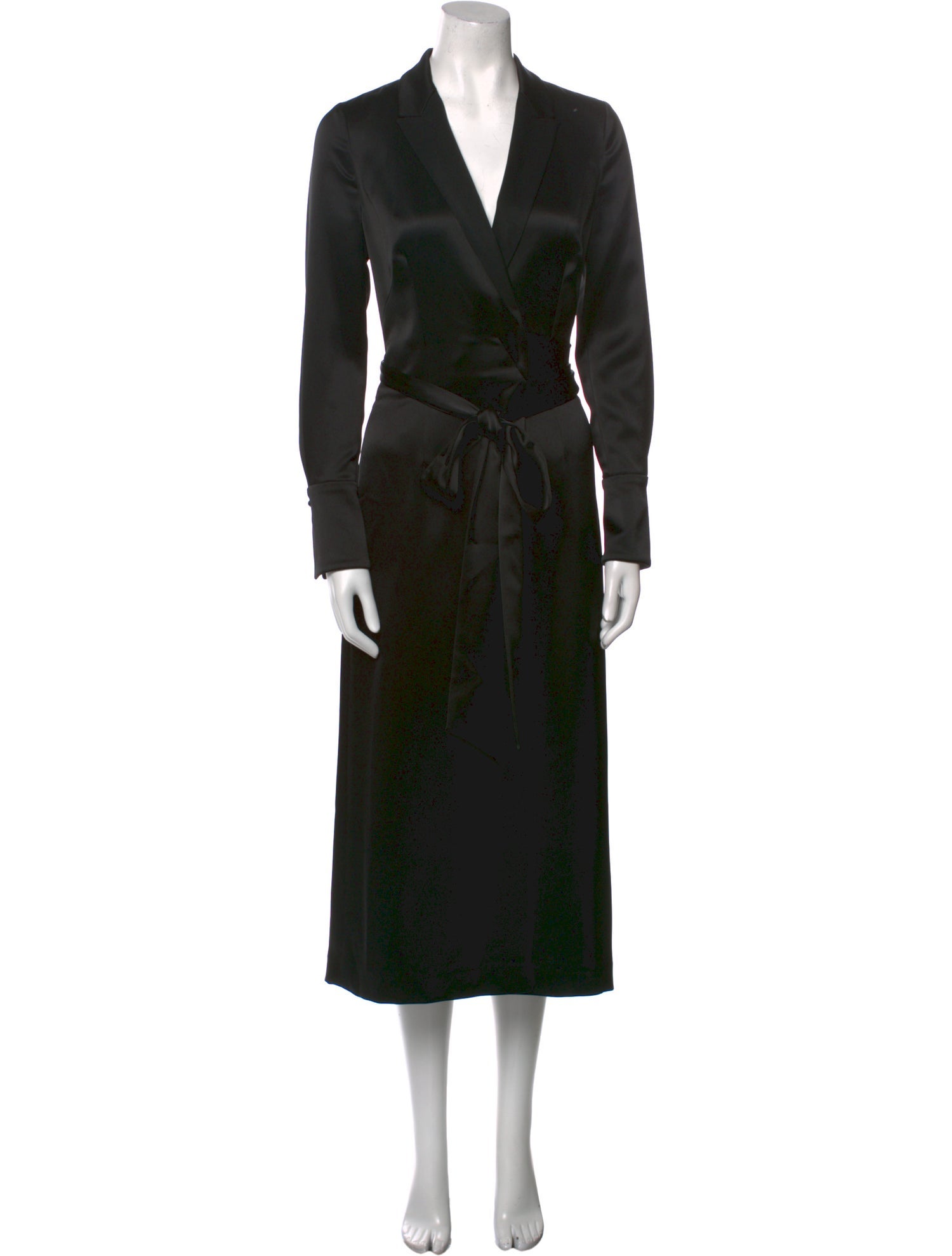 Galvan London V-Neck Long Dress