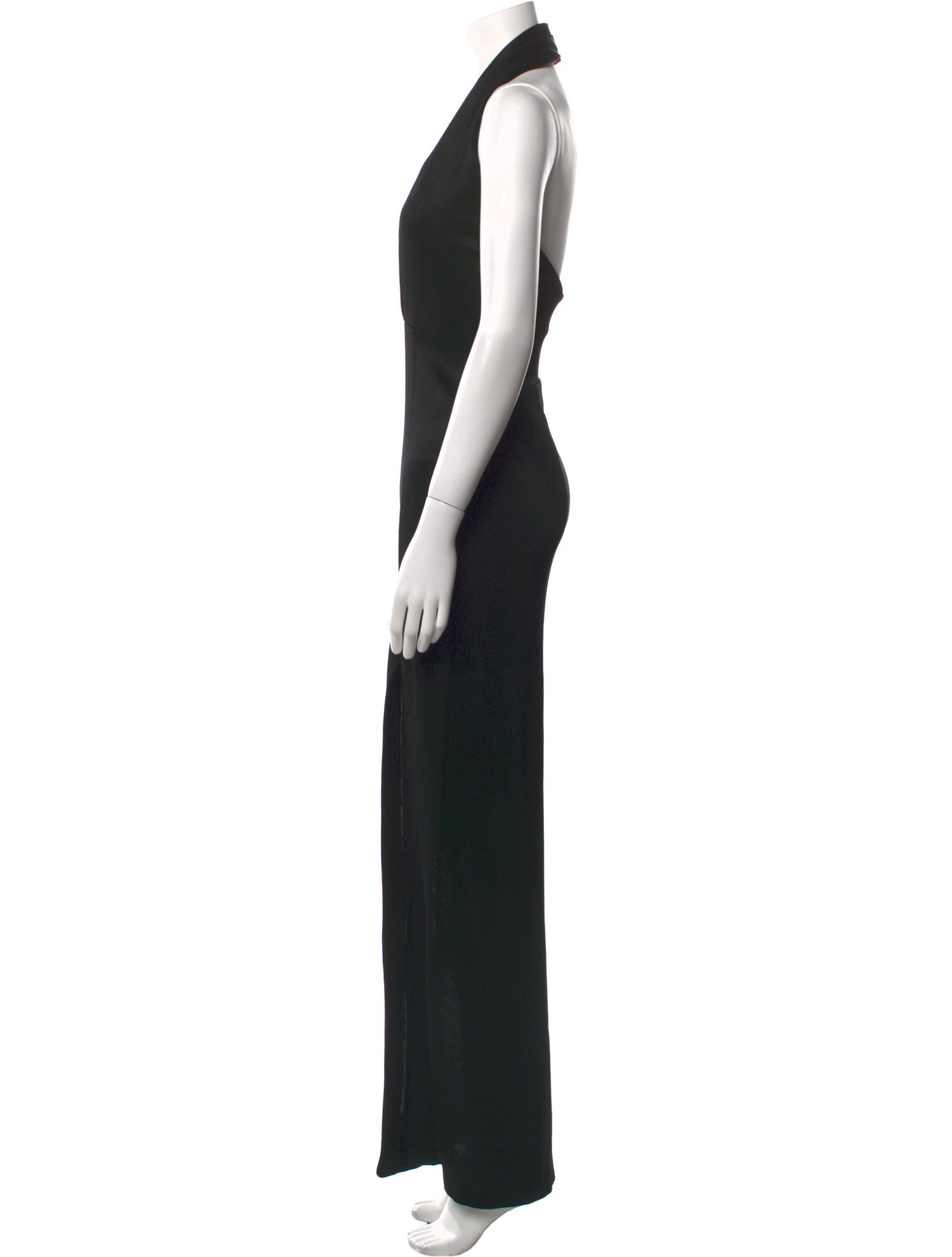Galvan London Halterneck Long Dress