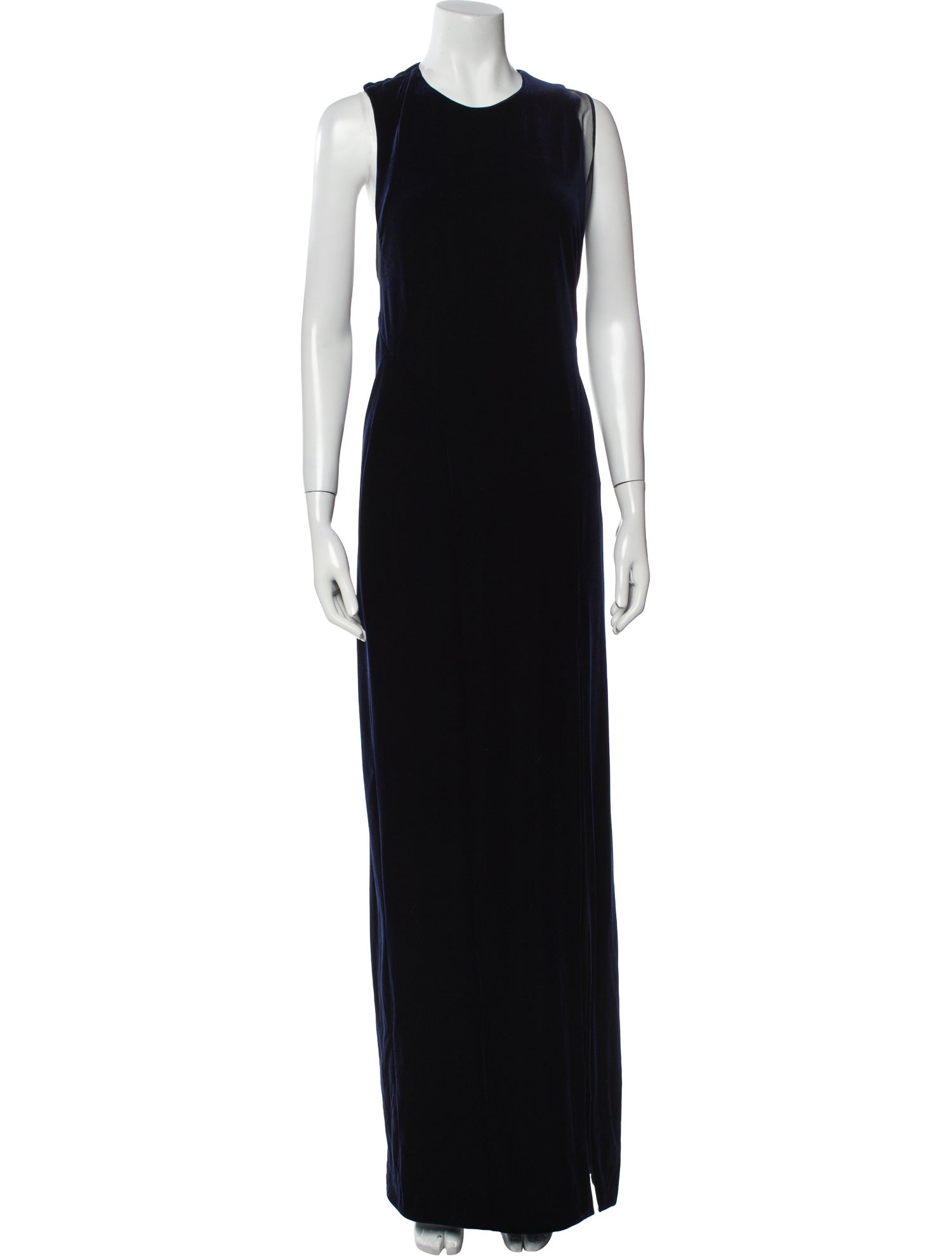 Galvan London Crew Neck Long Dress