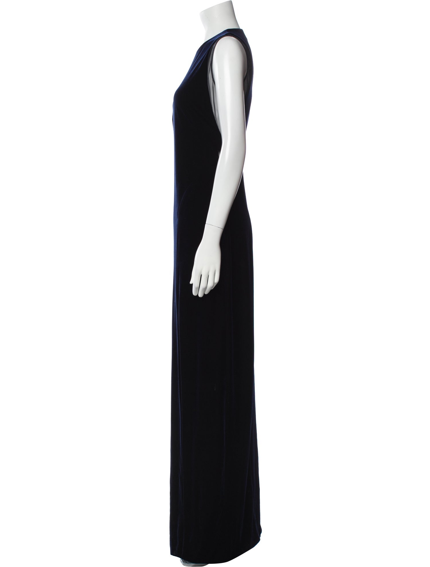 Galvan London Crew Neck Long Dress