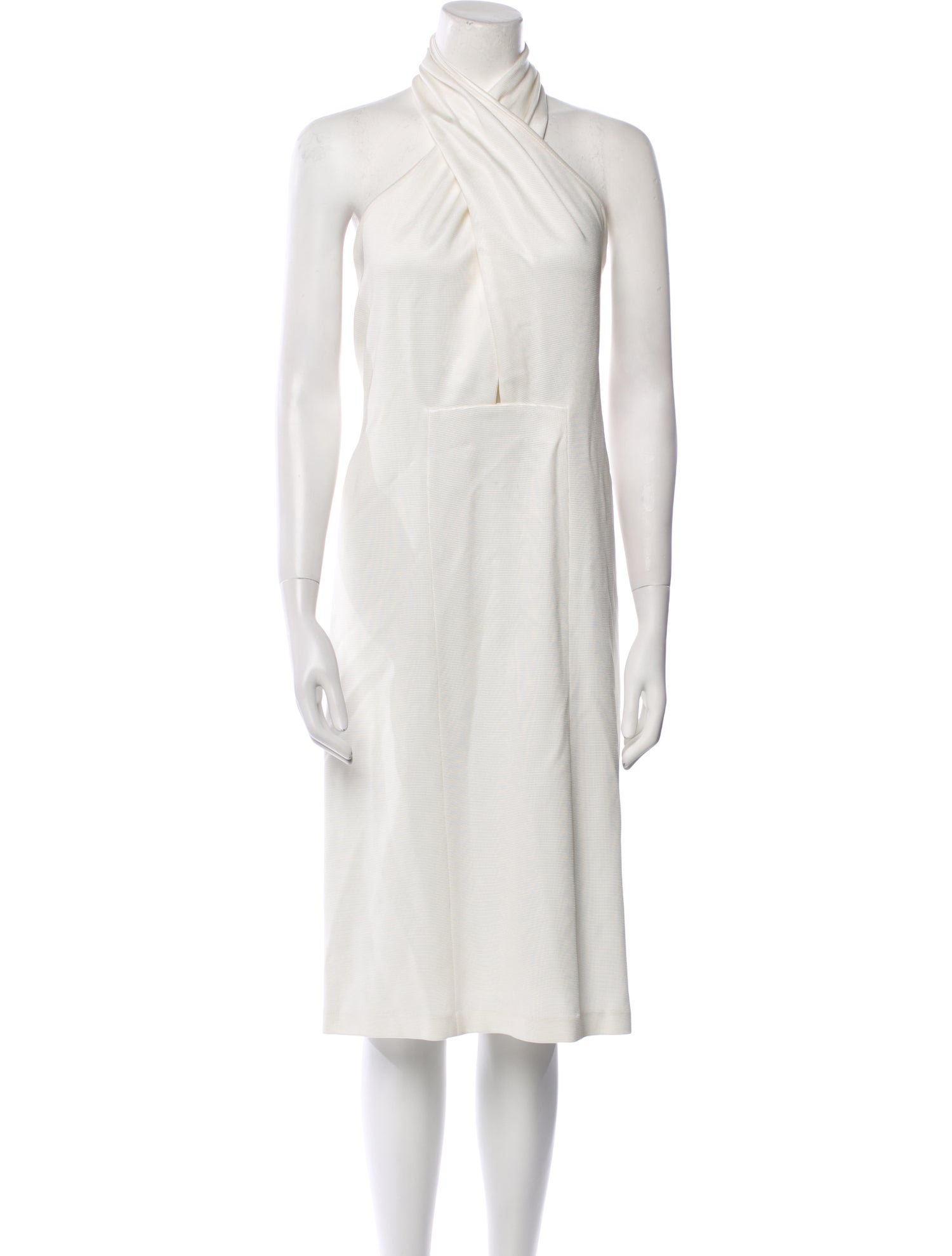 Galvan London Halterneck Midi Length Dress