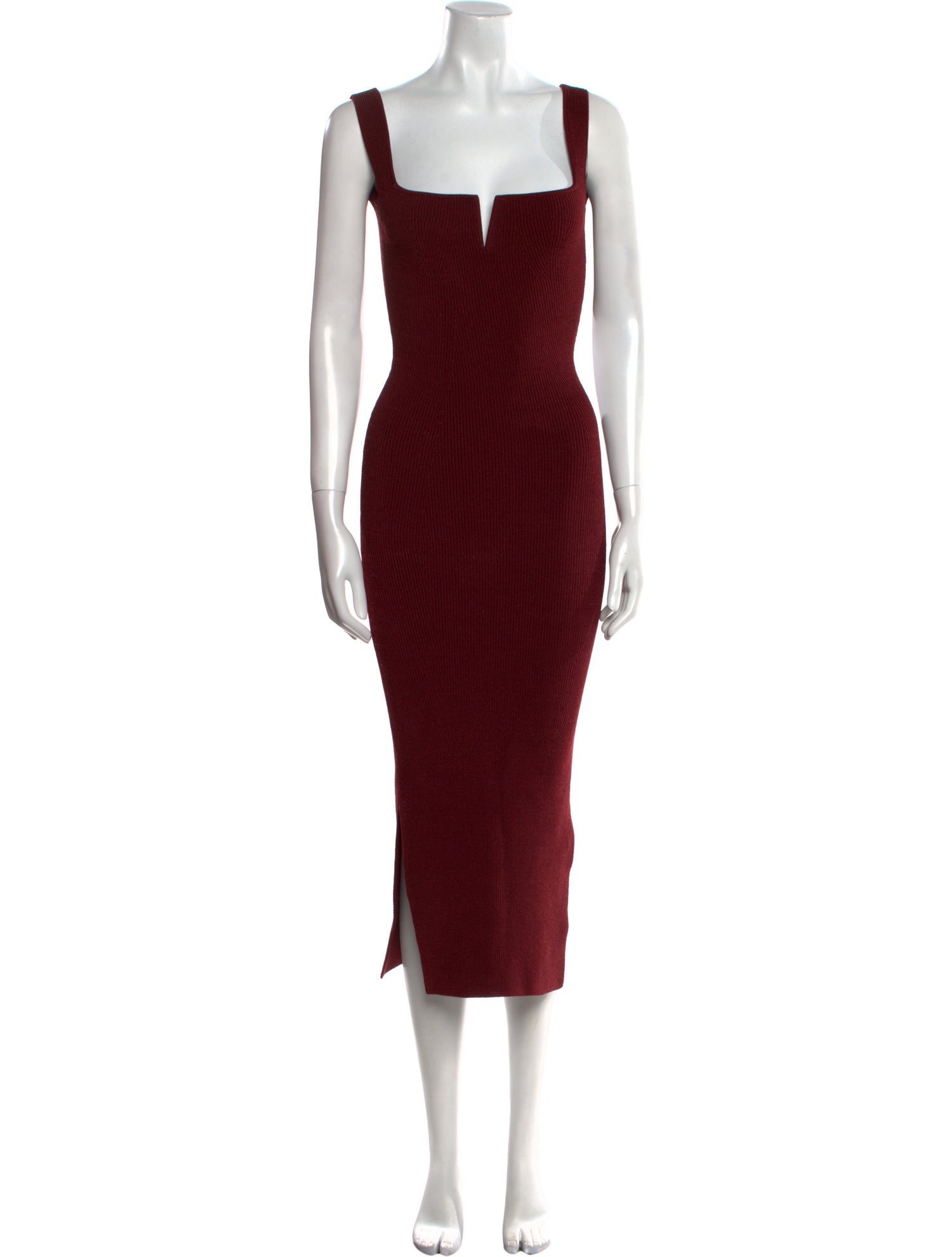 Galvan London Square Neckline Long Dress w/ Tags