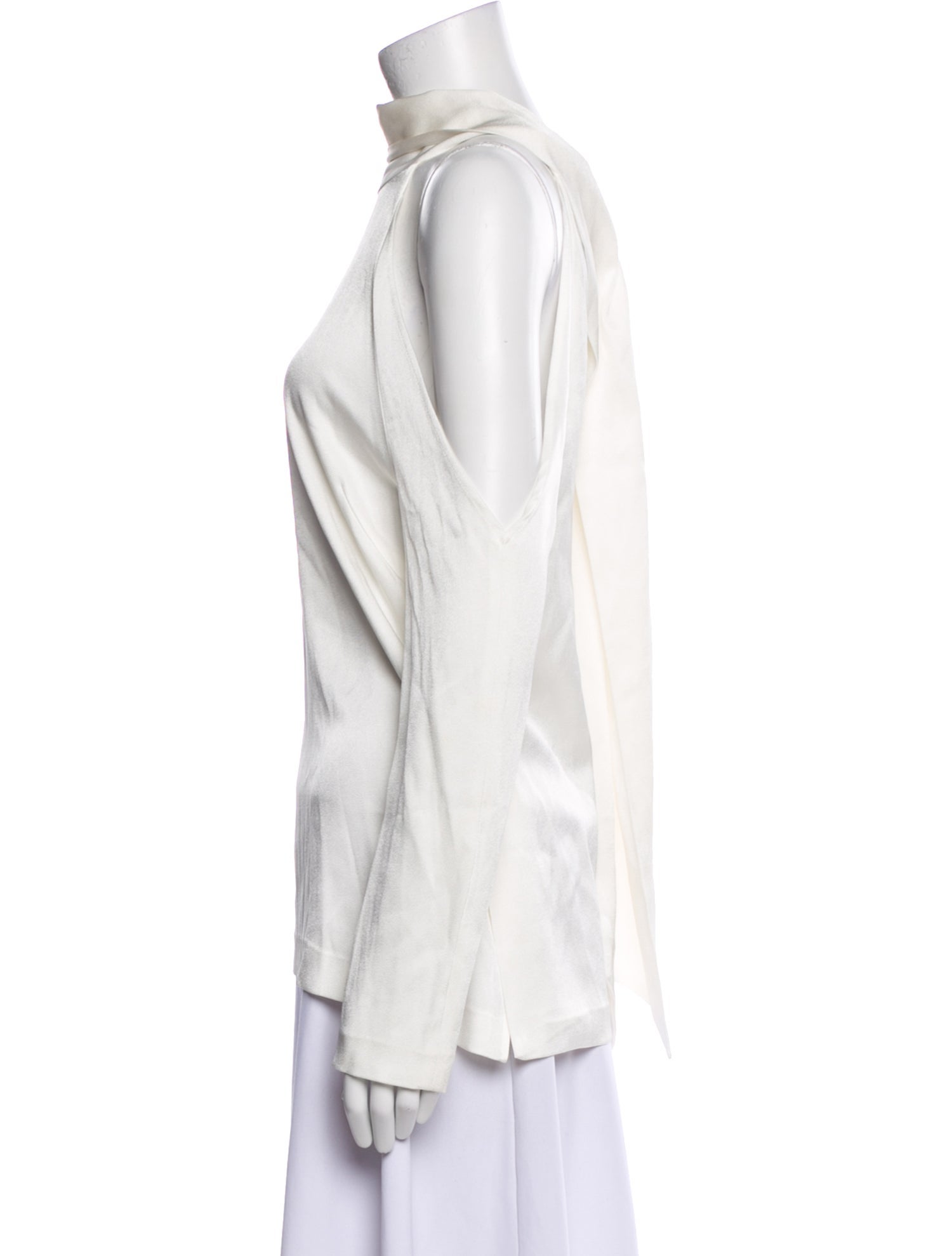 Galvan London Mock Neck Sleeveless Sweatshirt