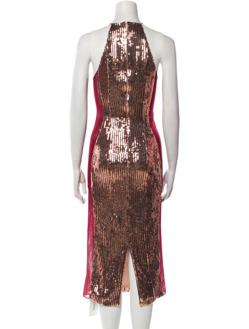 Galvan London Printed Long Dress