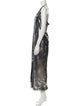 Galvan London Halterneck Long Dress