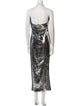 Galvan London Halterneck Long Dress
