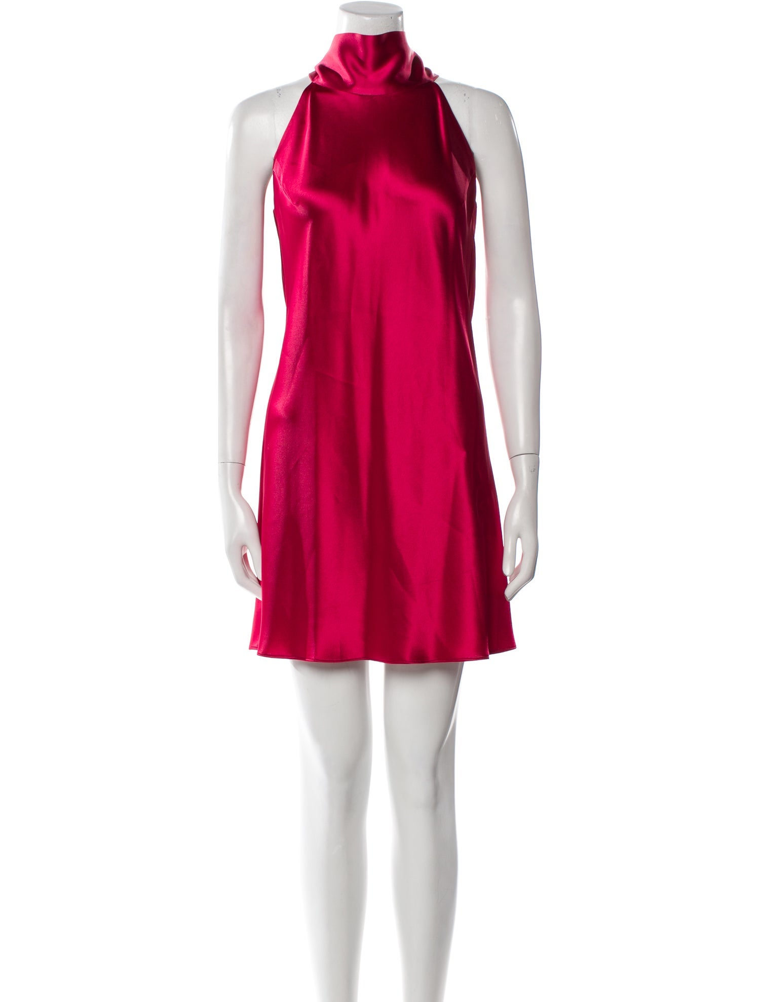 Galvan London Mock Neck Mini Dress