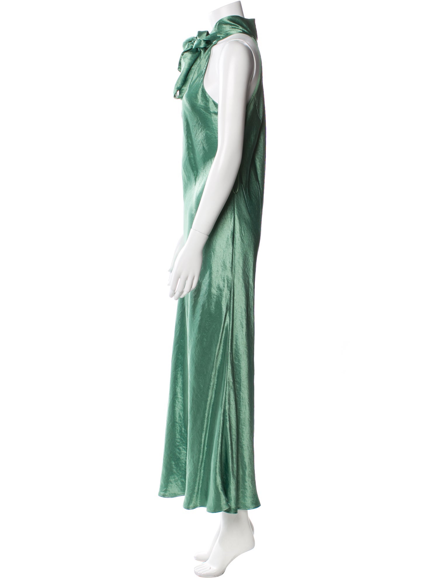 Galvan London Halterneck Long Dress