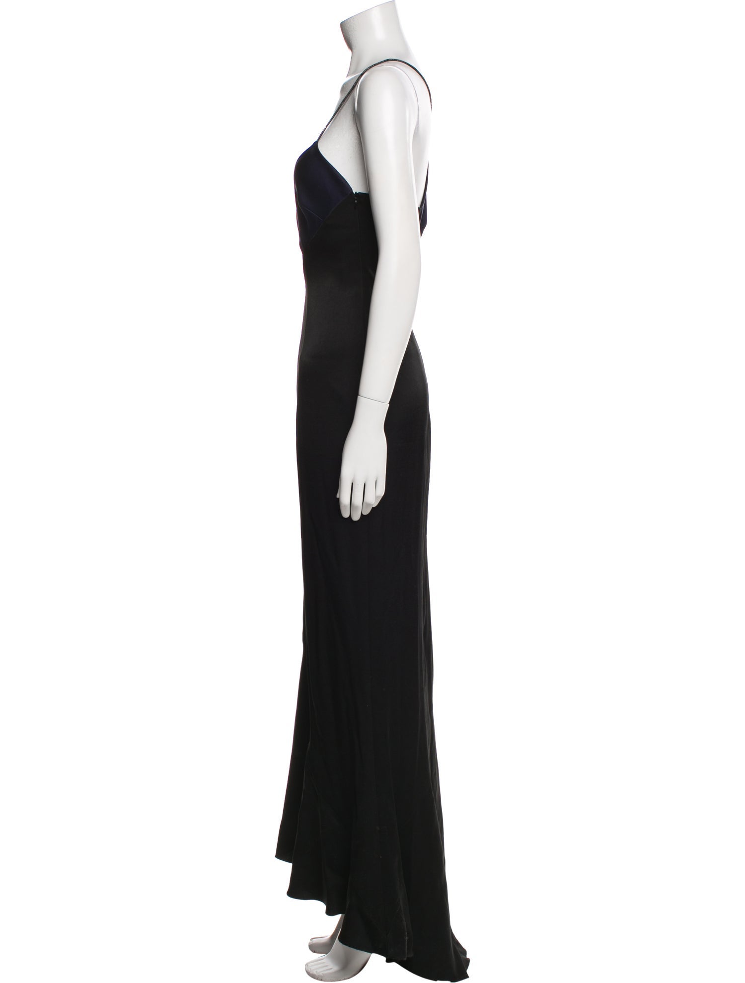 Galvan London V-Neck Long Dress