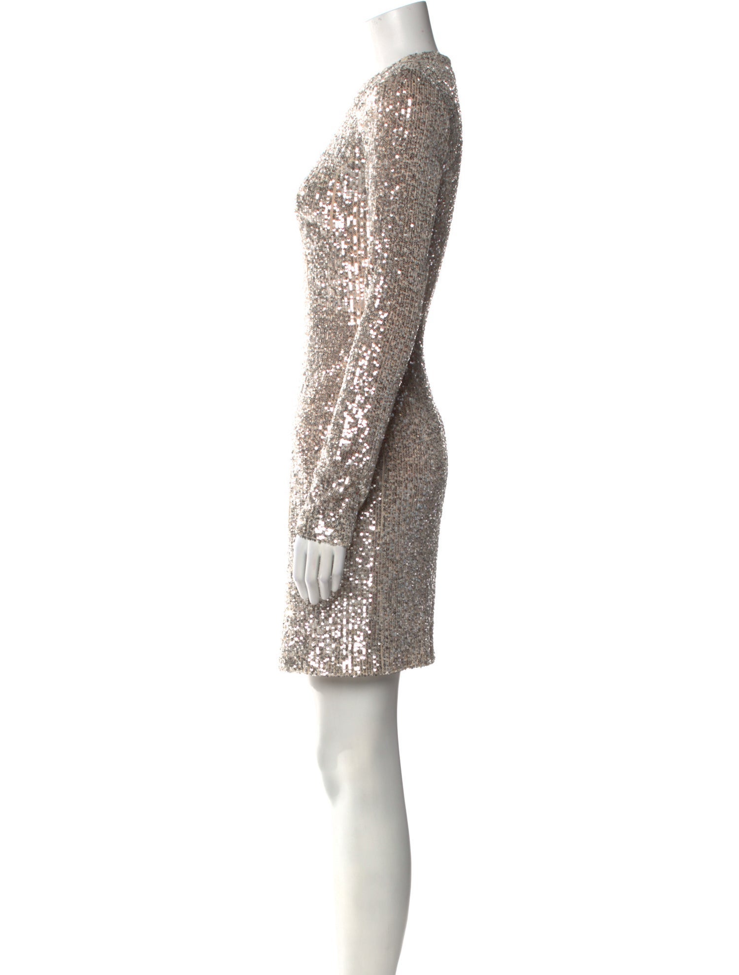 Galvan London Crew Neck Mini Dress