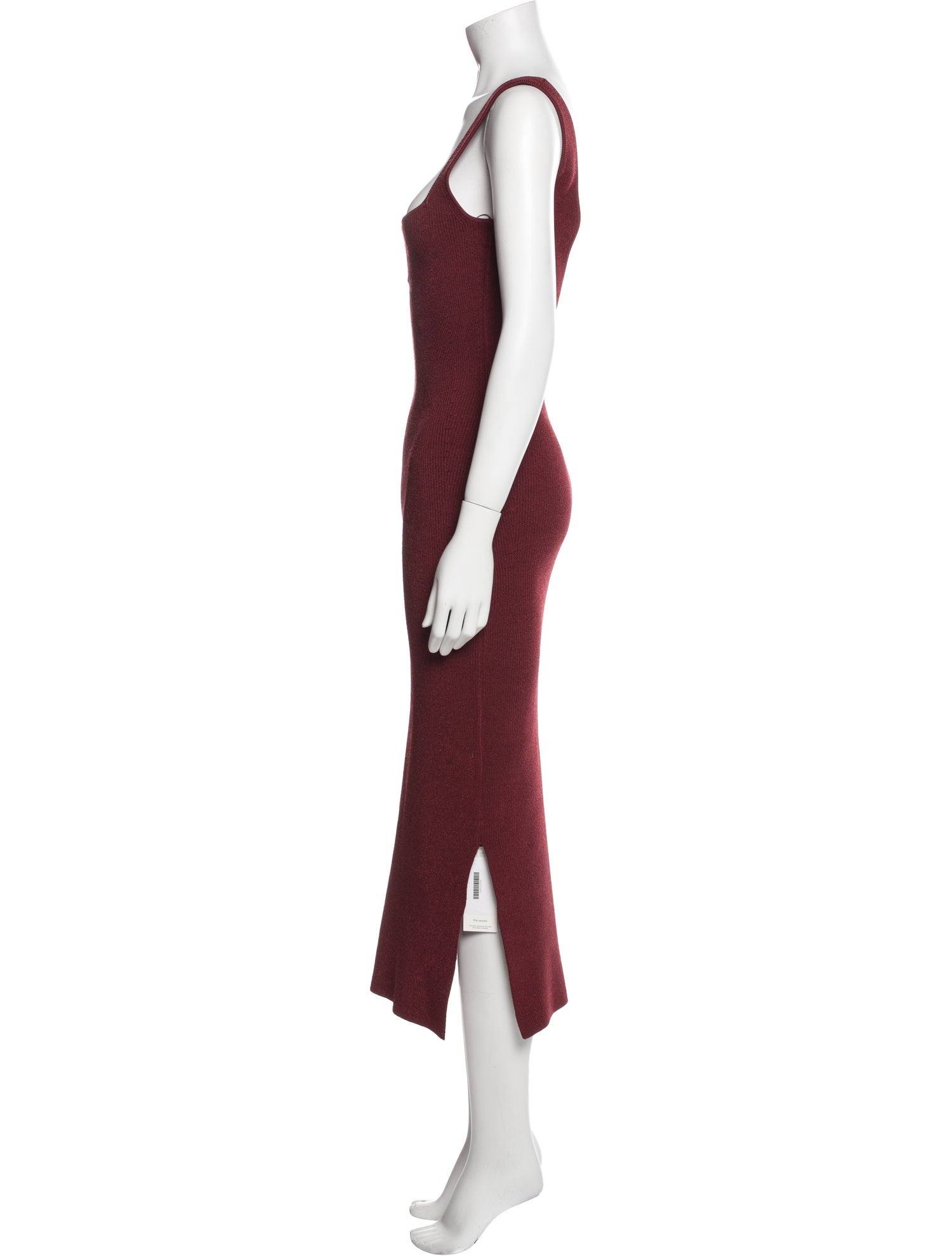 Galvan London Square Neckline Long Dress