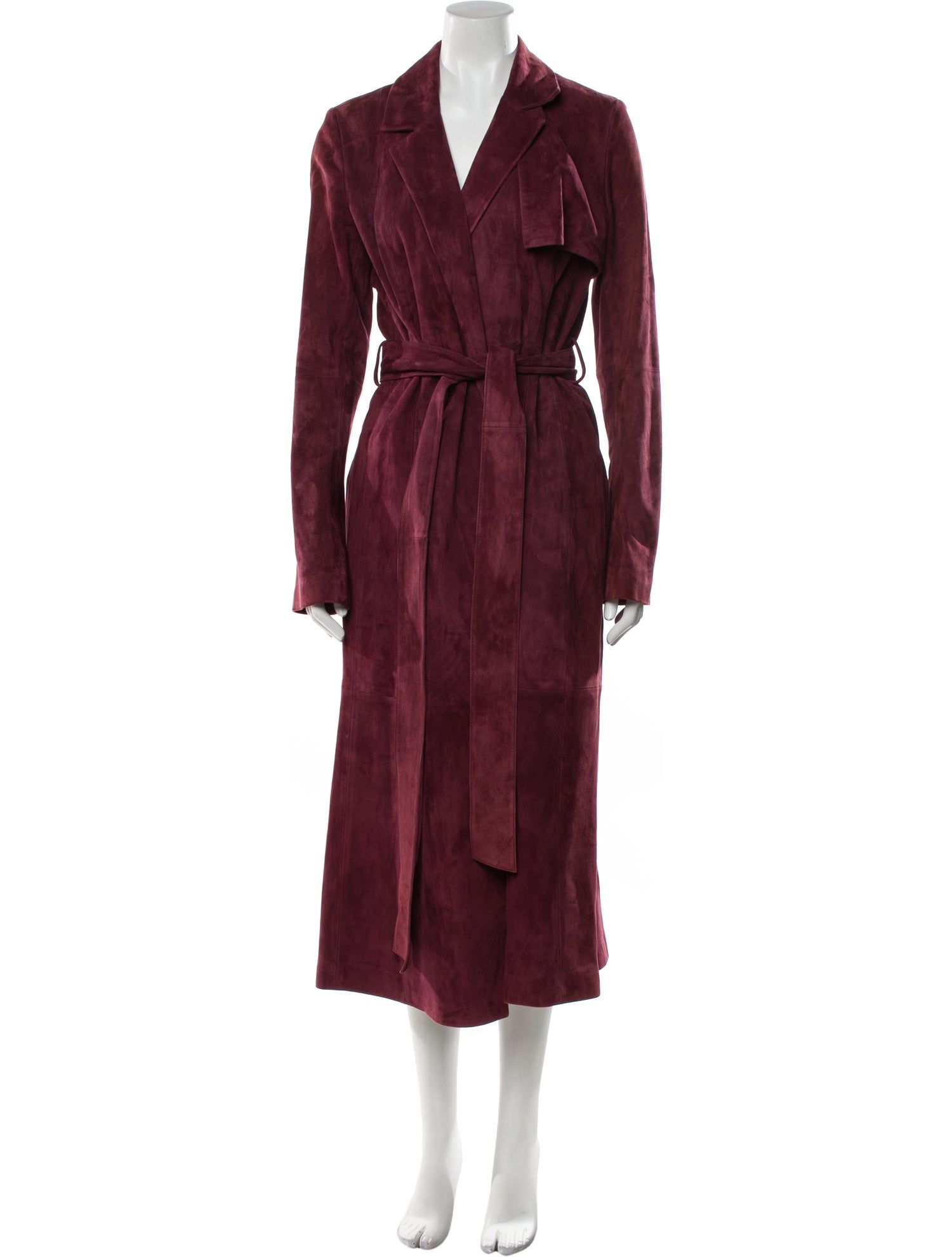 Galvan London Goat Leather Trench Coat