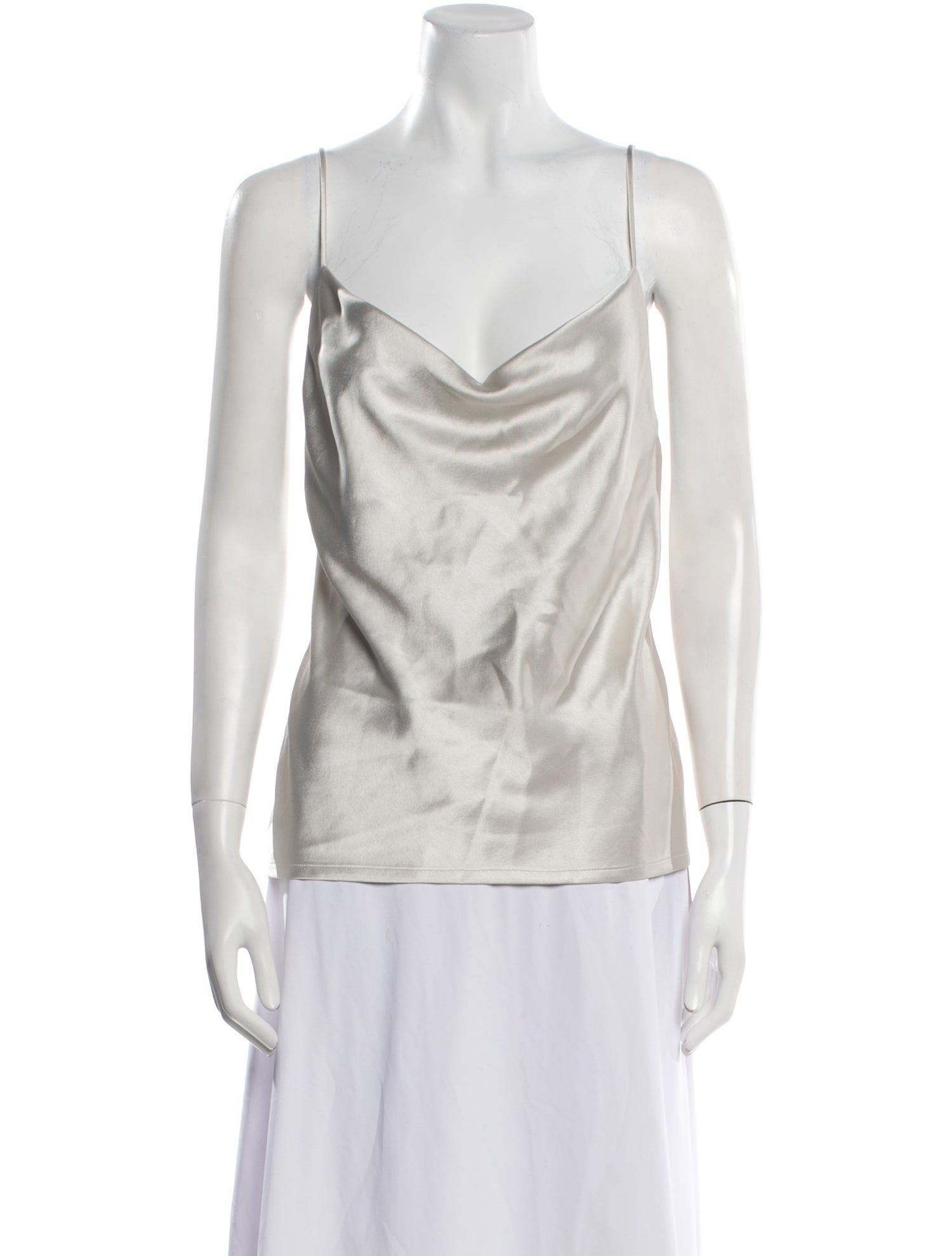 Galvan London Cowl Neck Sleeveless Top