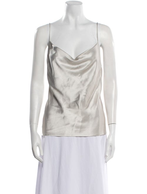 Galvan London Cowl Neck Sleeveless Top